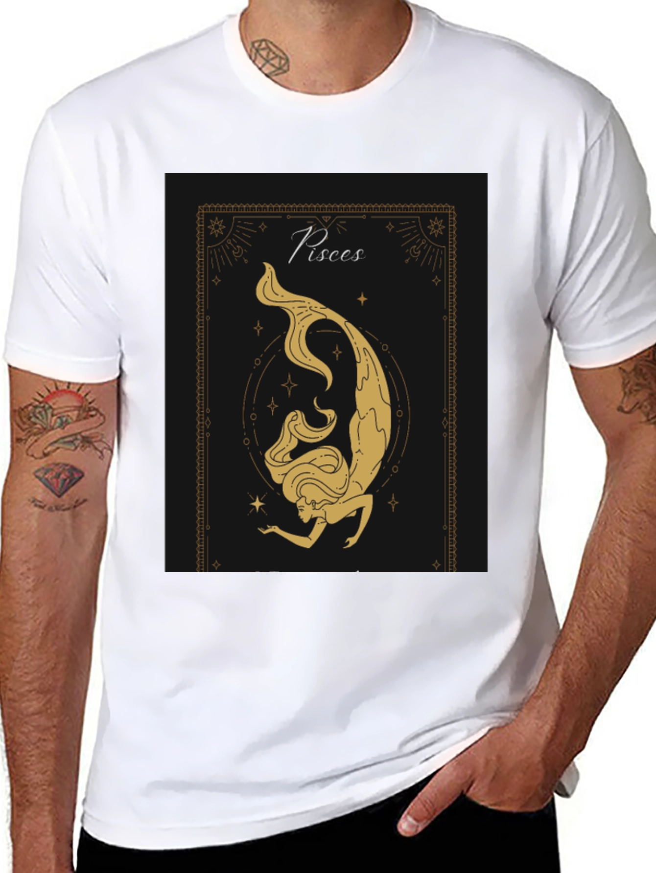 Pisces Zodiac Graphic T-Shirt