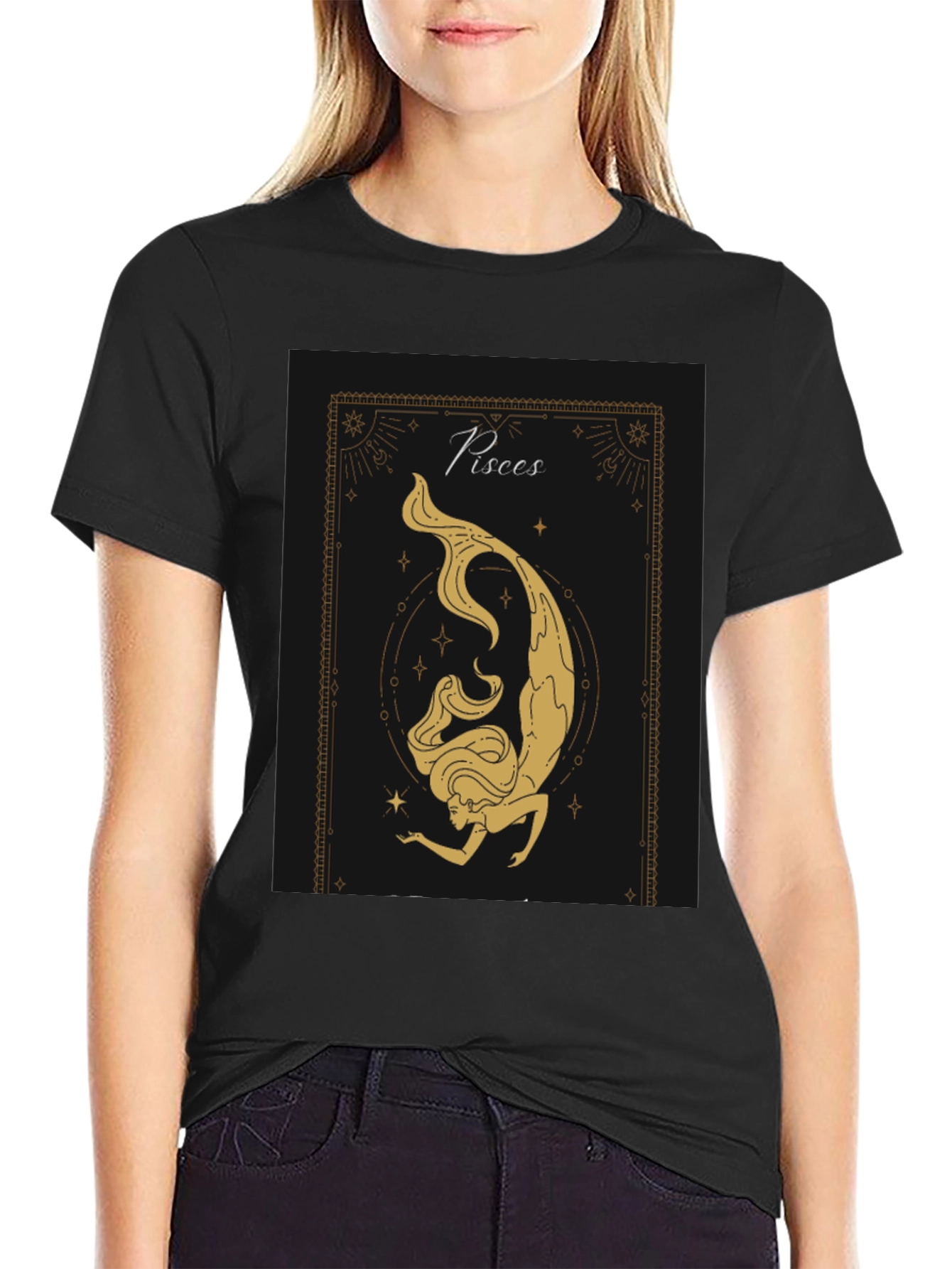 Pisces Zodiac Graphic T-Shirt