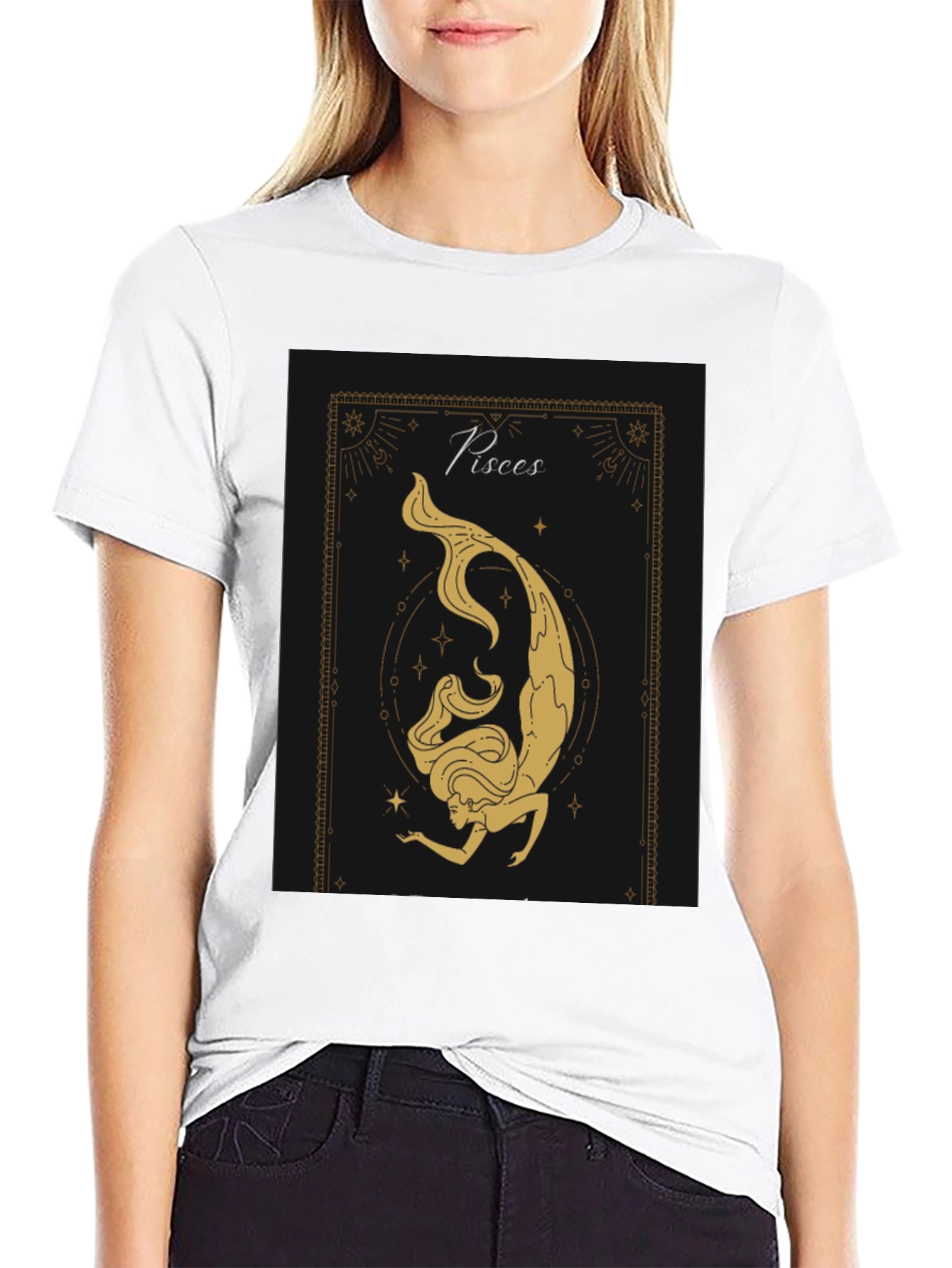 Pisces Zodiac Graphic T-Shirt