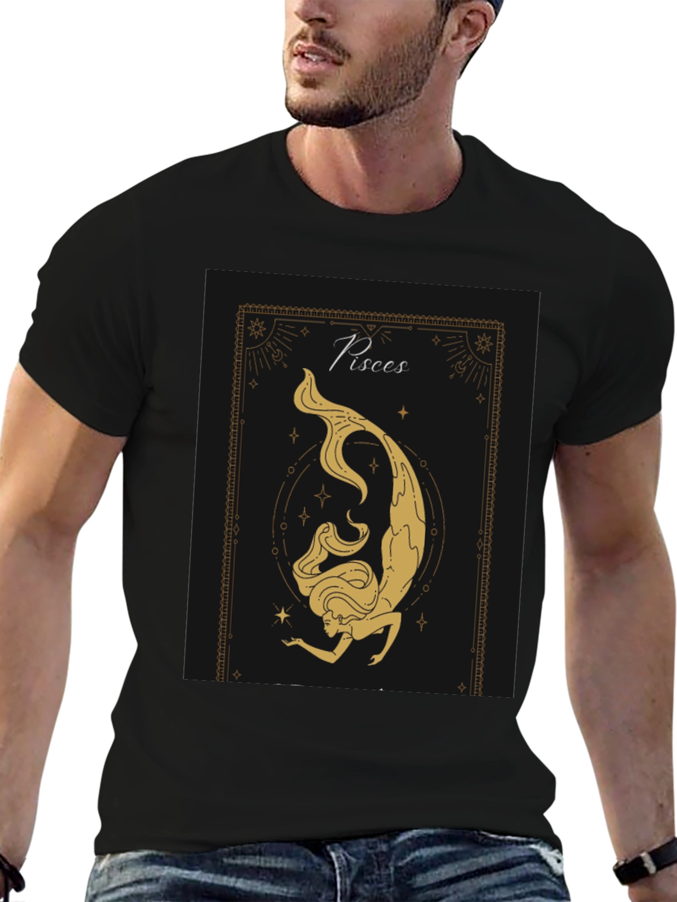 Pisces Zodiac Graphic T-Shirt