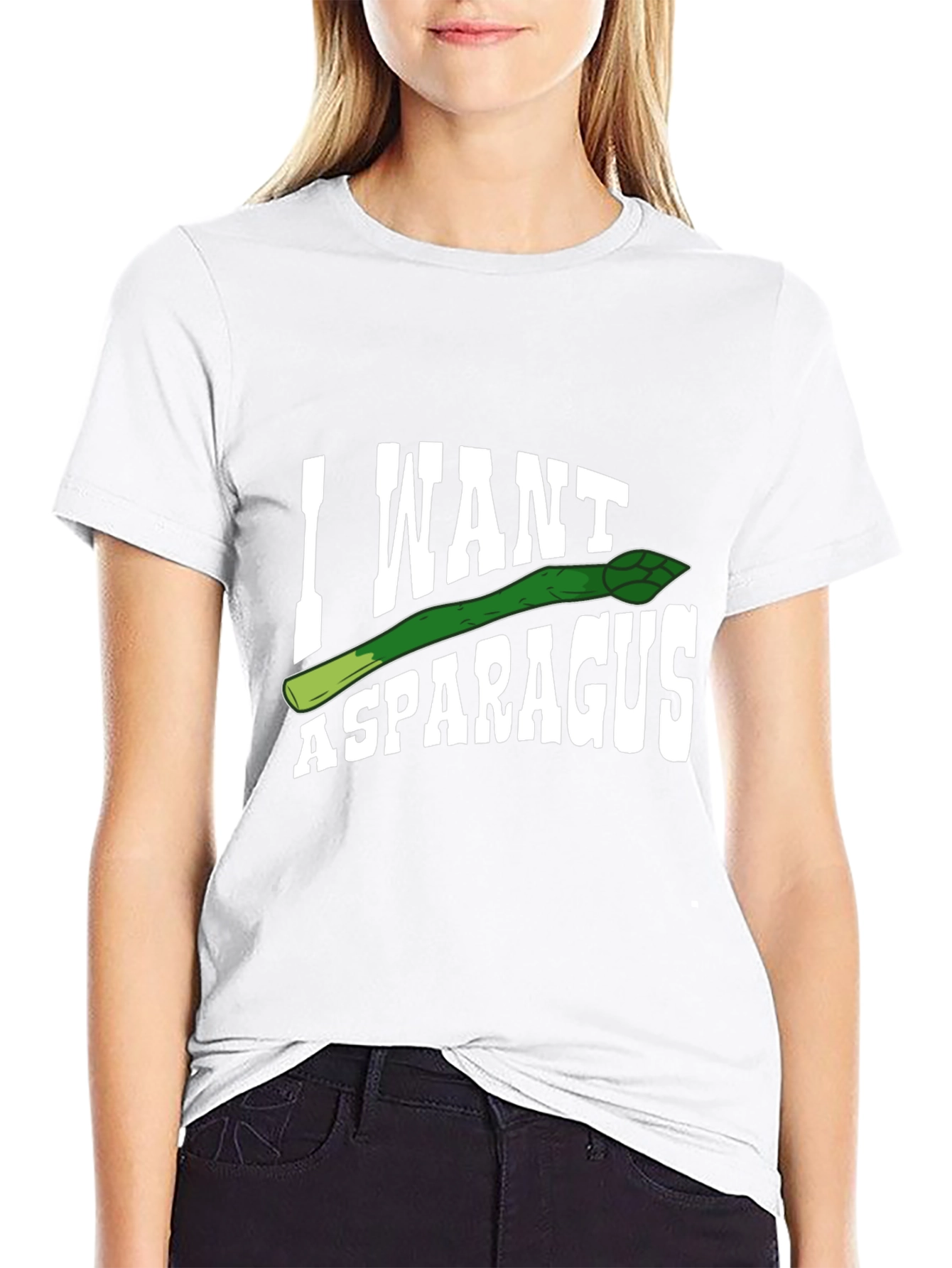 I Want Asparagus Graphic T-Shirt