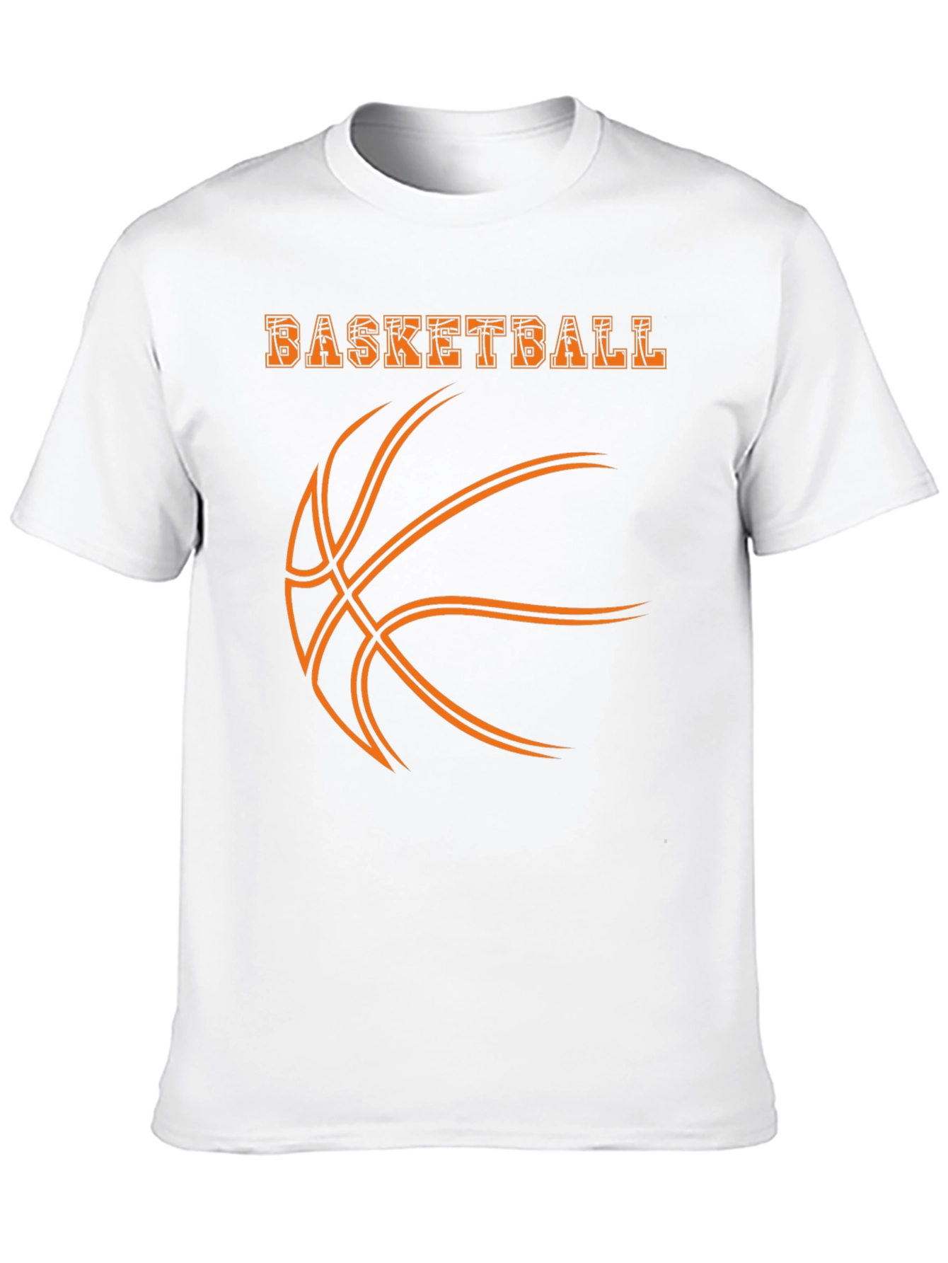 Basketball Graphic Print T-Shirt - Black