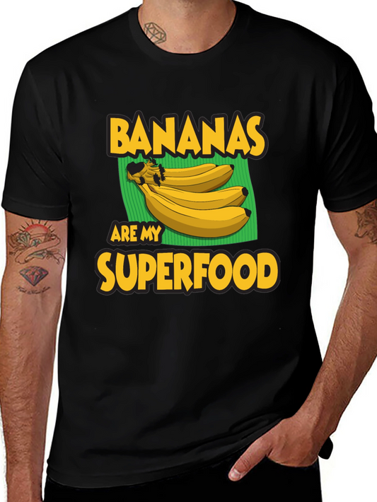 Banana Superfood Graphic Tee - Black T-Shirt