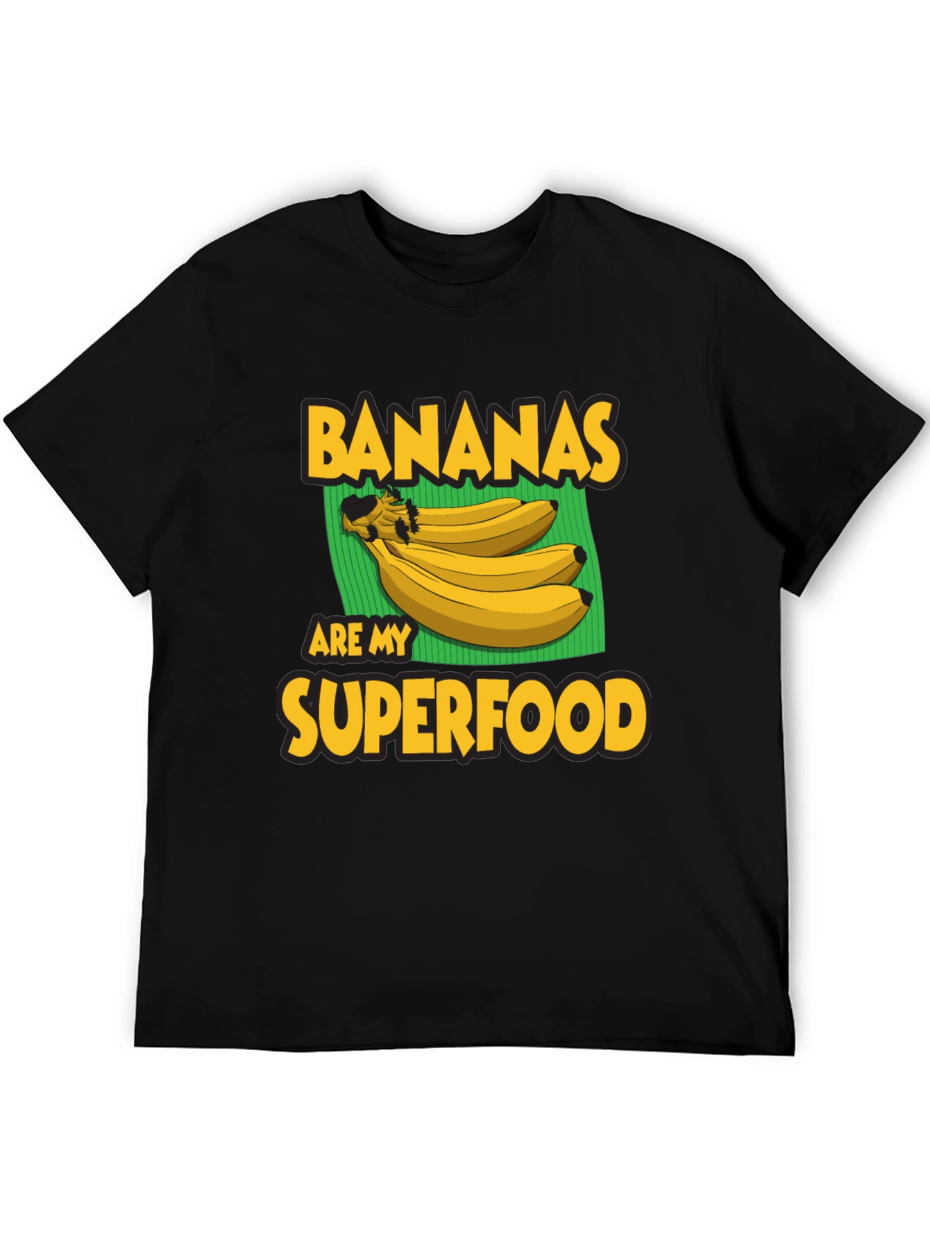 Banana Superfood Graphic Tee - Black T-Shirt