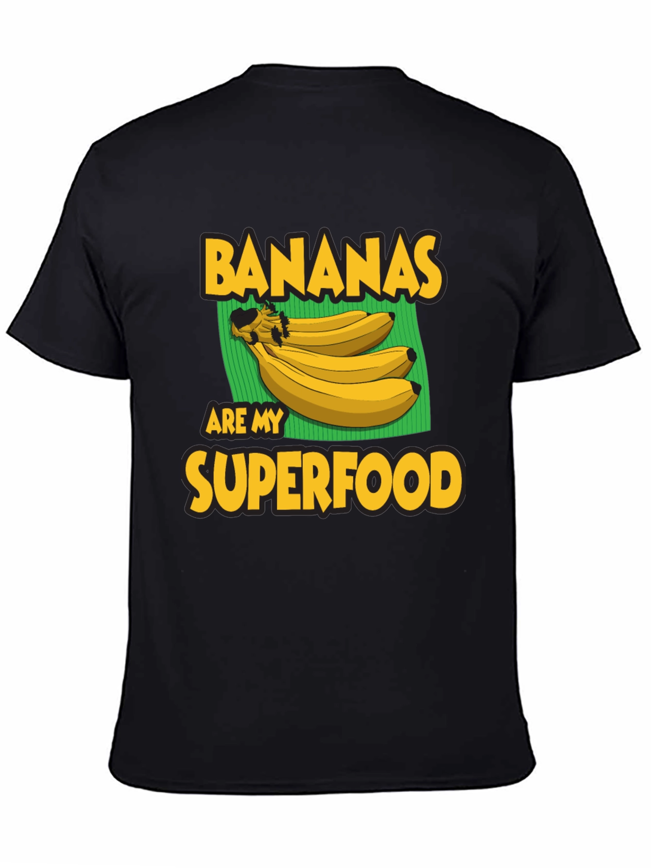 Banana Superfood Graphic Tee - Black T-Shirt