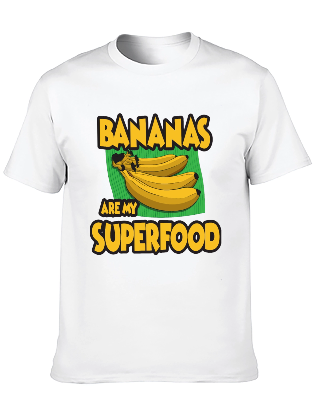 Banana Superfood Graphic Tee - Black T-Shirt