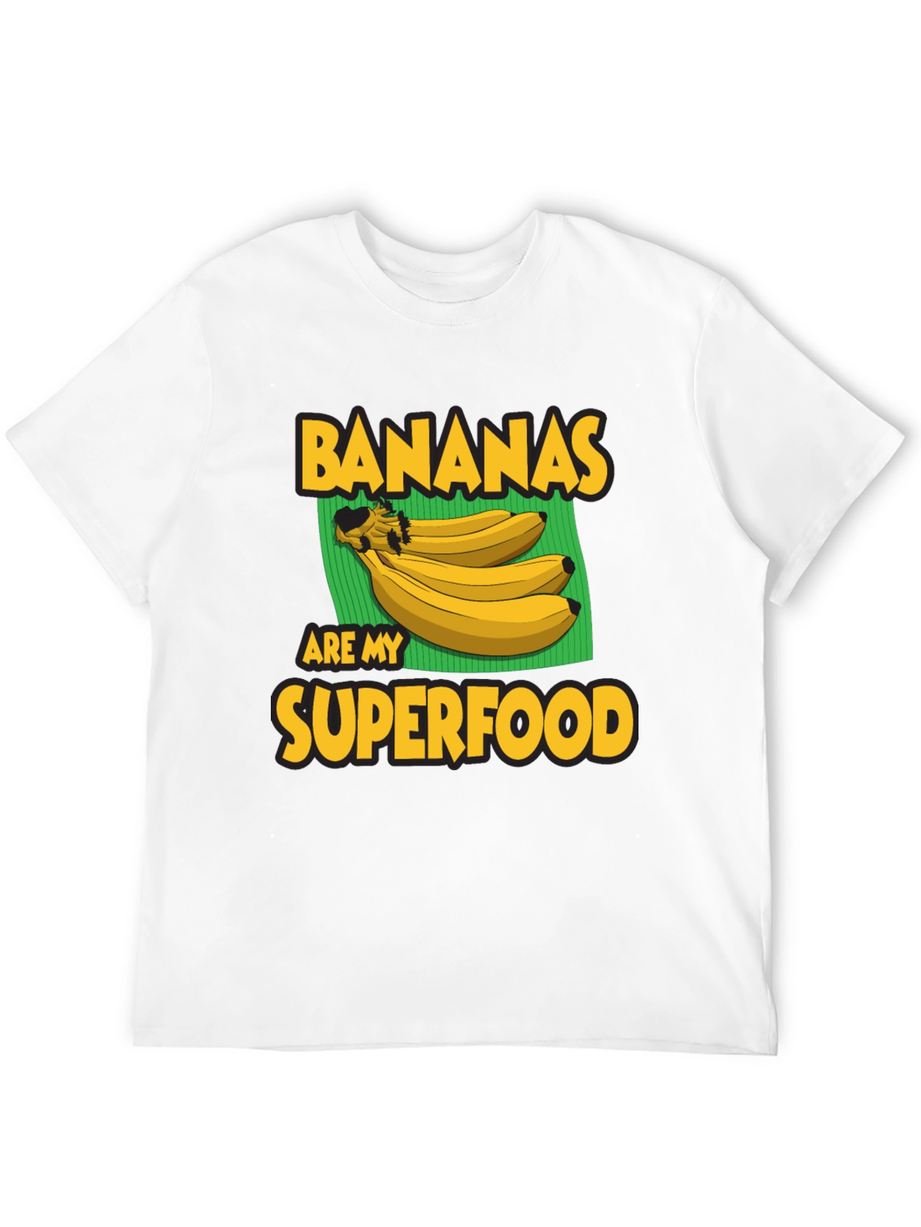 Banana Superfood Graphic Tee - Black T-Shirt