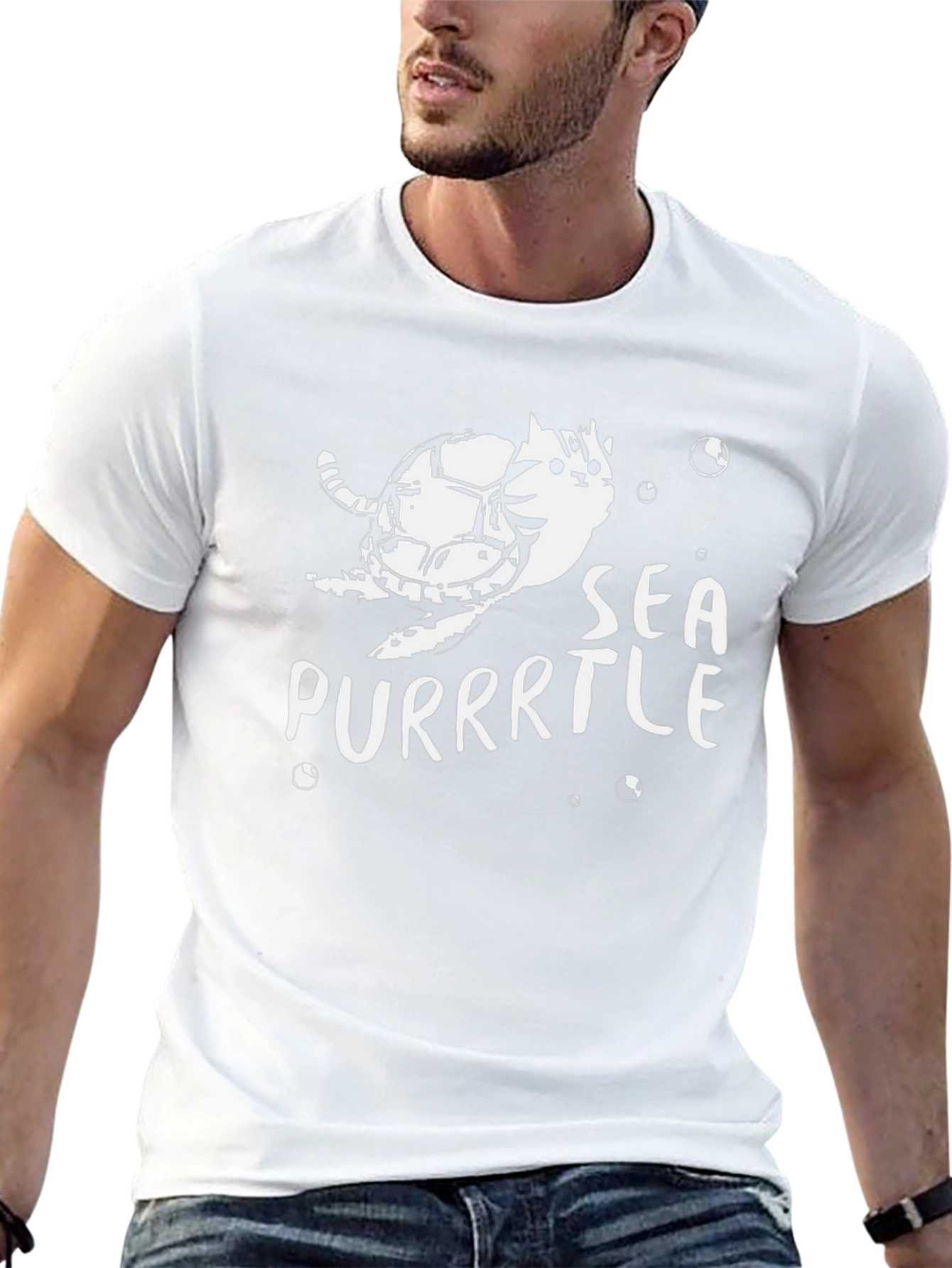 Purrrtle T-Shirt - Cat Turtle Pun Tee