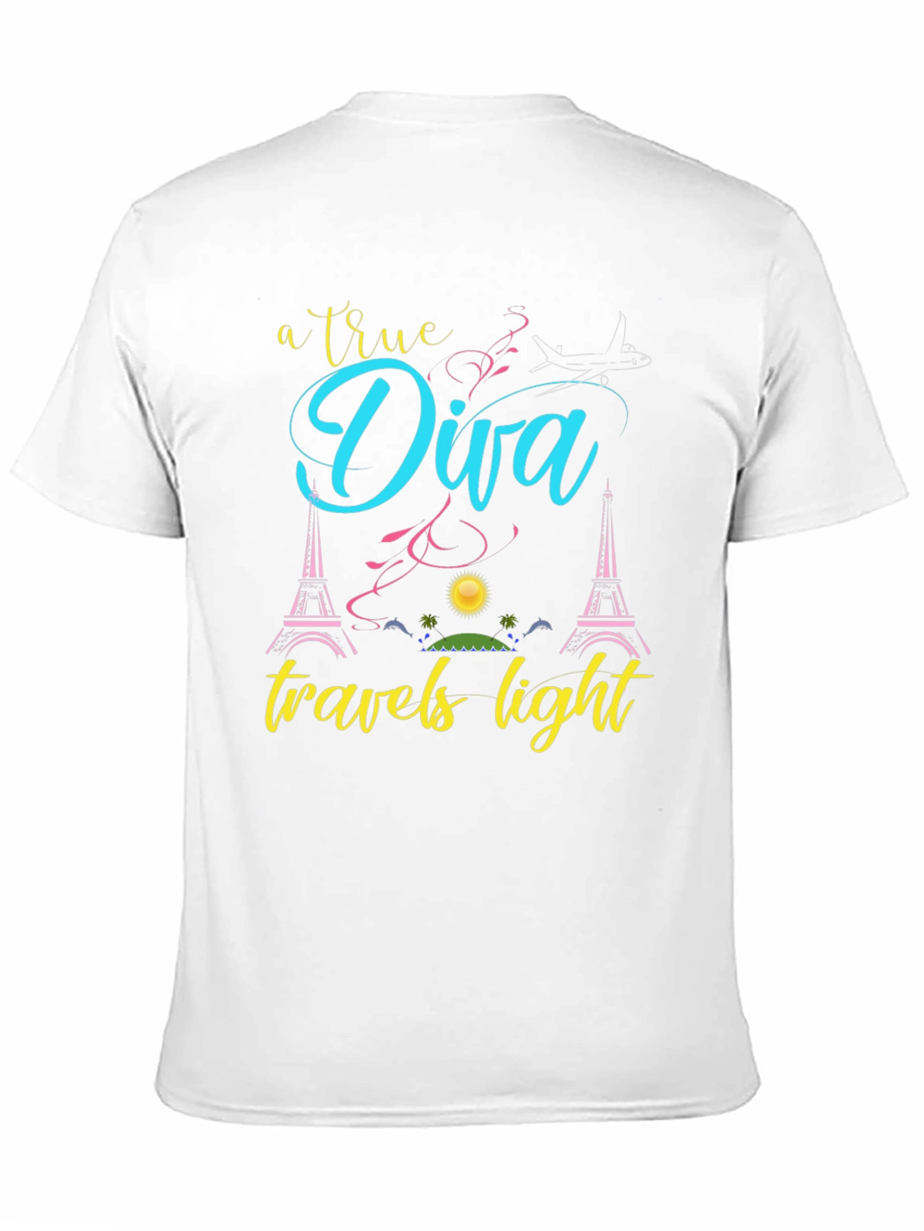 True Diva Travels Light Graphic Tee