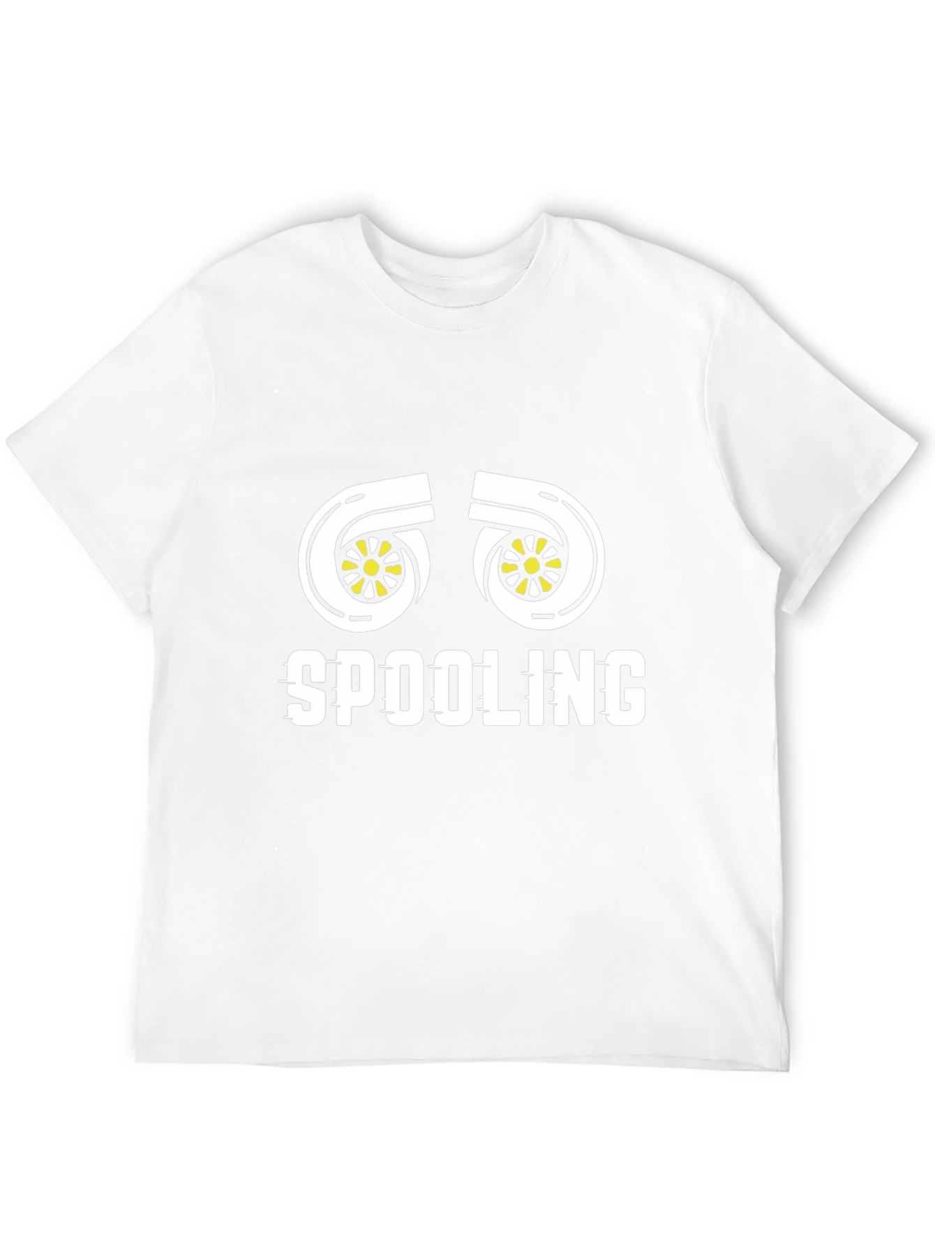 Spooling Turbo T-Shirt - Black Cotton Tee
