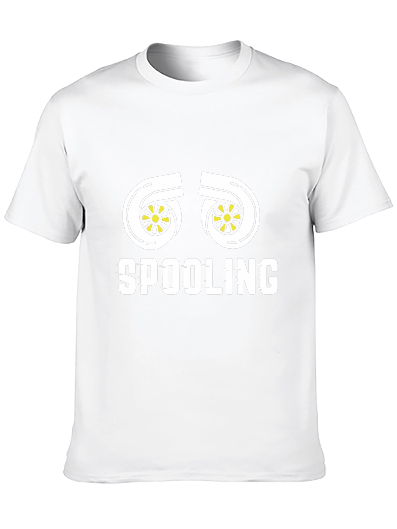 Spooling Turbo T-Shirt - Black Cotton Tee