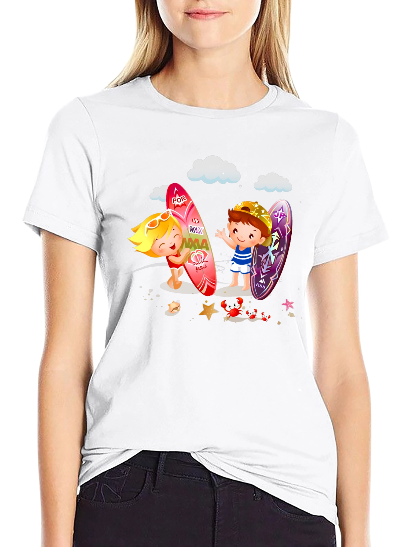 Surfs Up Graphic Tee - Summer Beach Vibes!