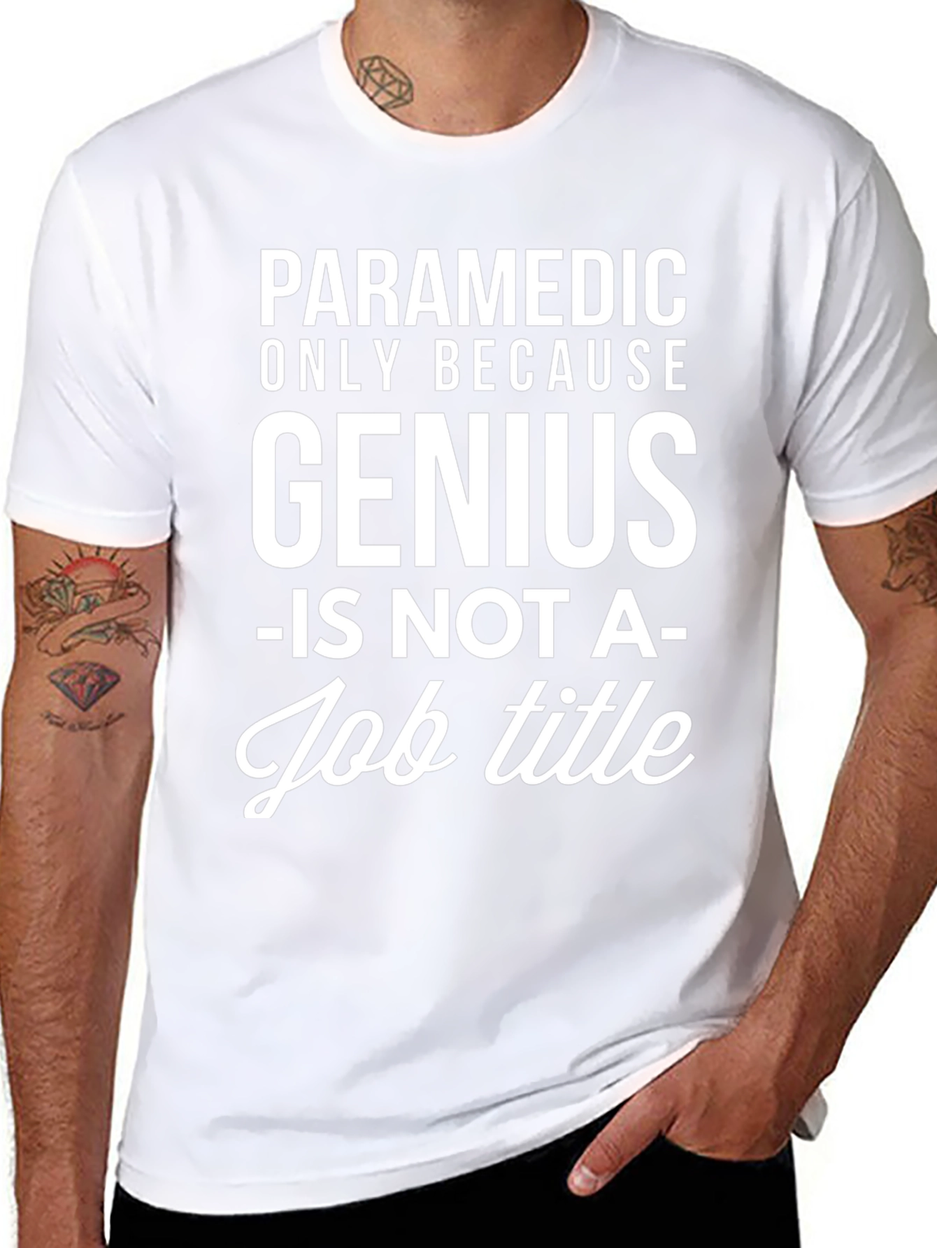 Paramedic Genius Funny Graphic T-Shirt