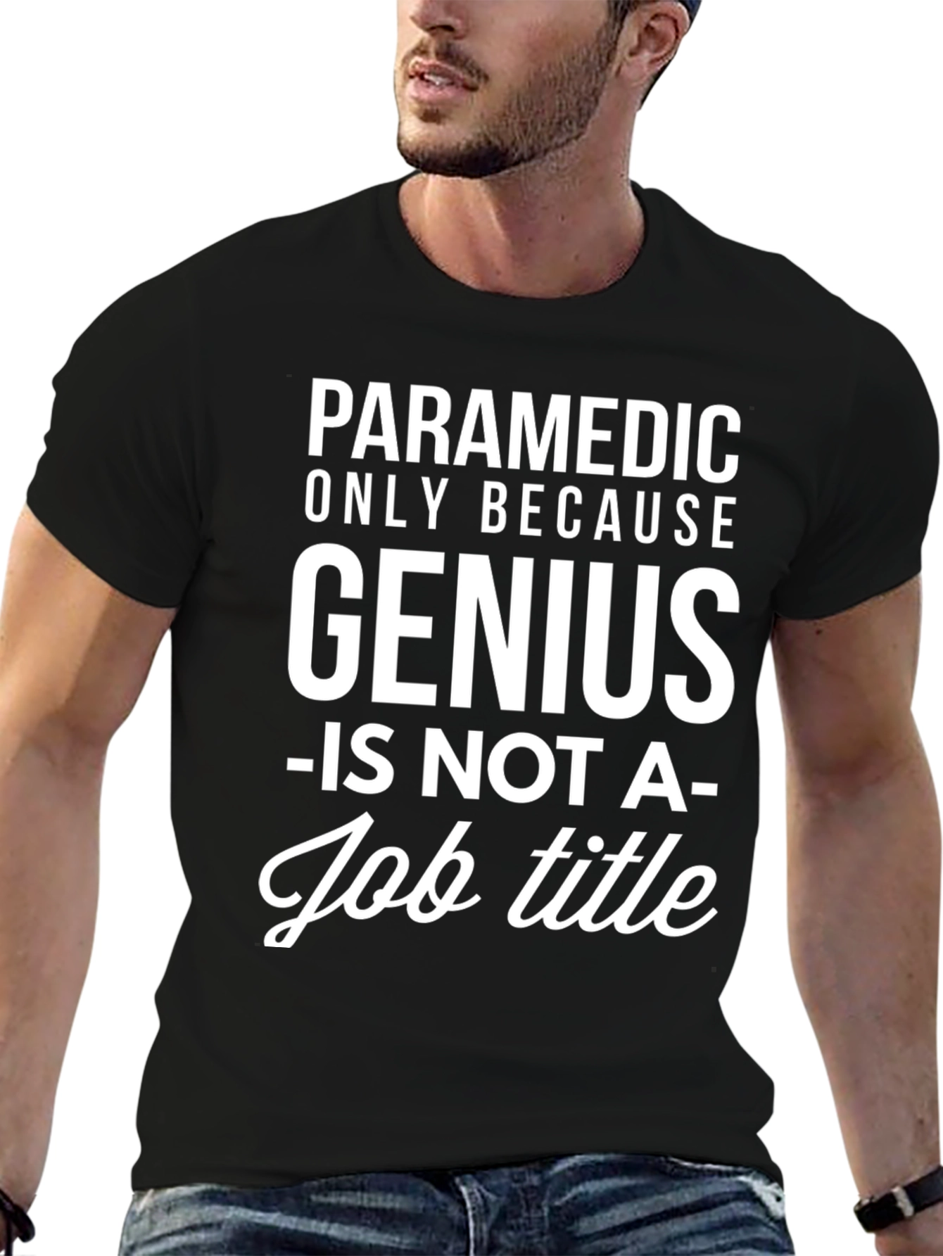 Paramedic Genius Funny Graphic T-Shirt