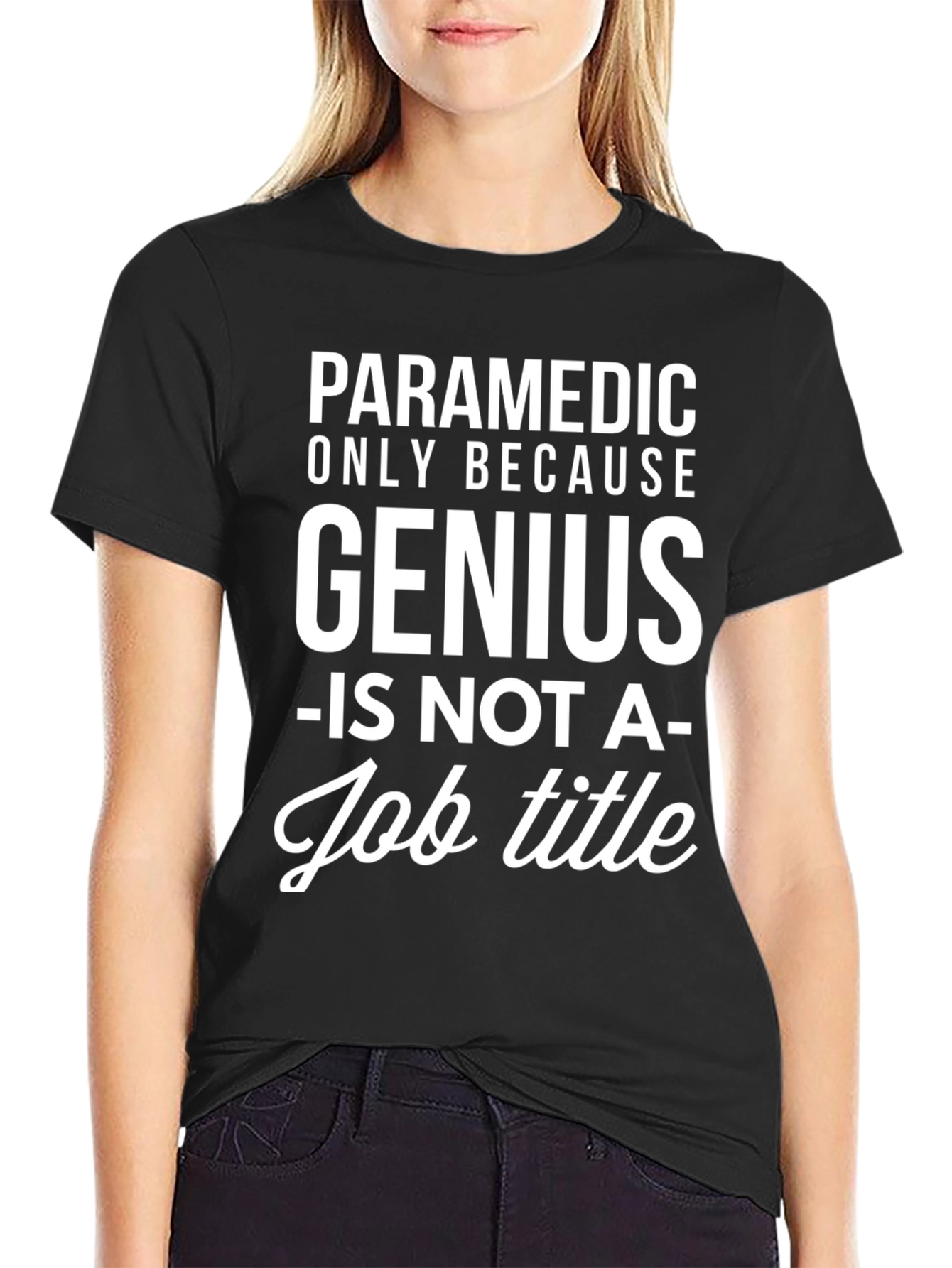 Paramedic Genius Funny Graphic T-Shirt