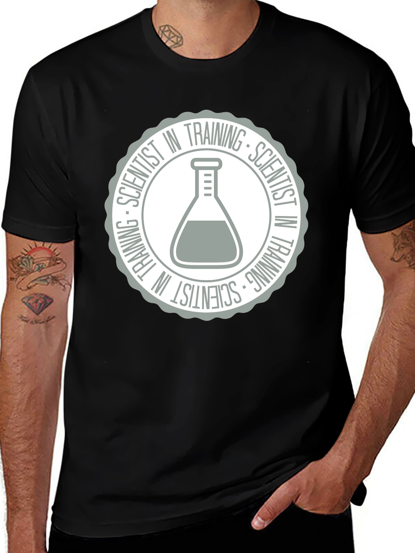 Scientist in Training T-Shirt - Black
