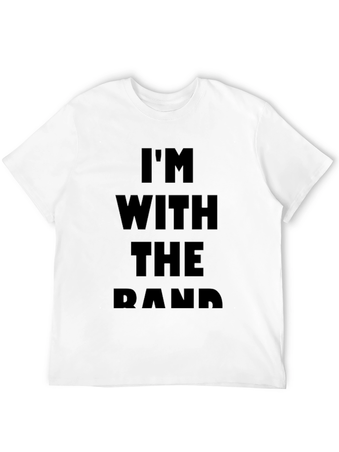 Im With The Band Black Graphic Tee