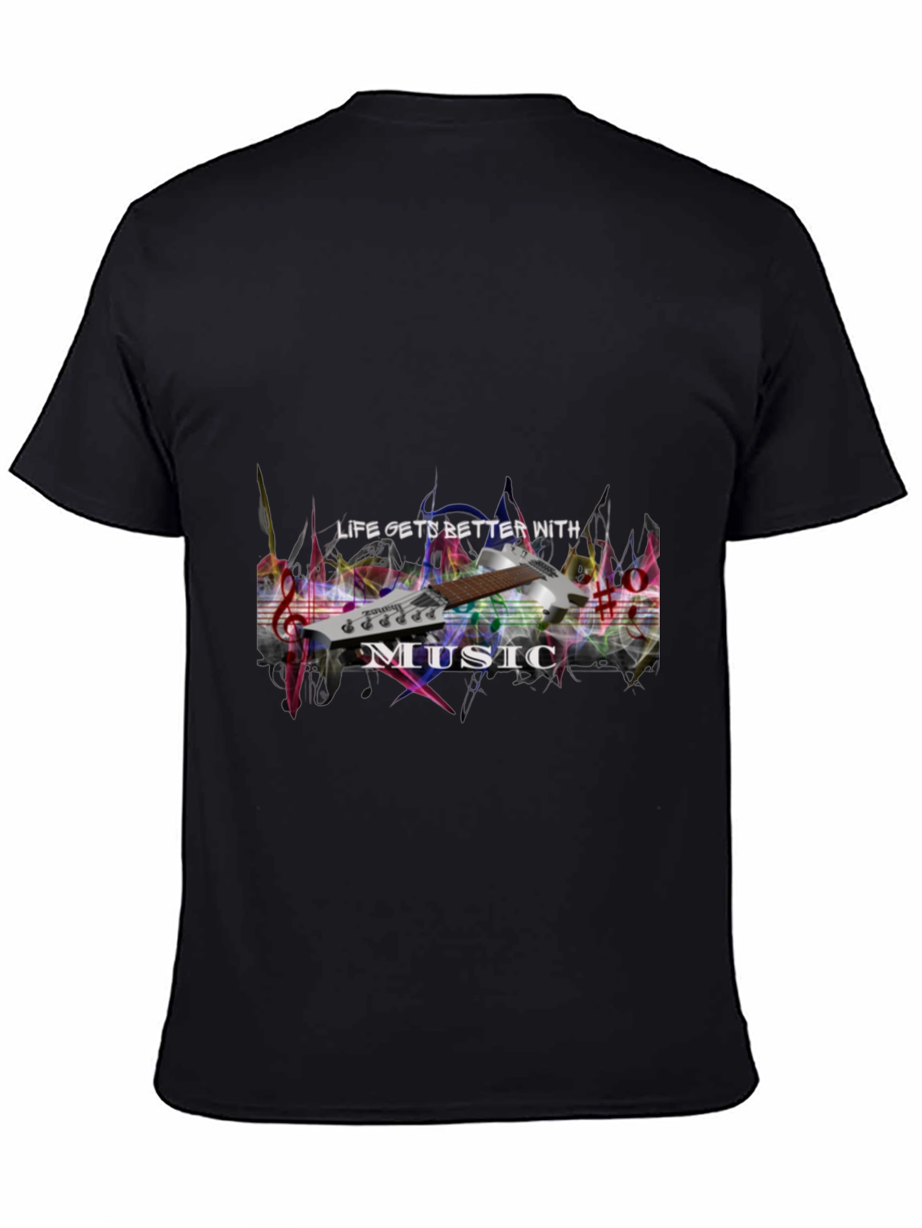 Life Gets Better With Music Graphic Tee