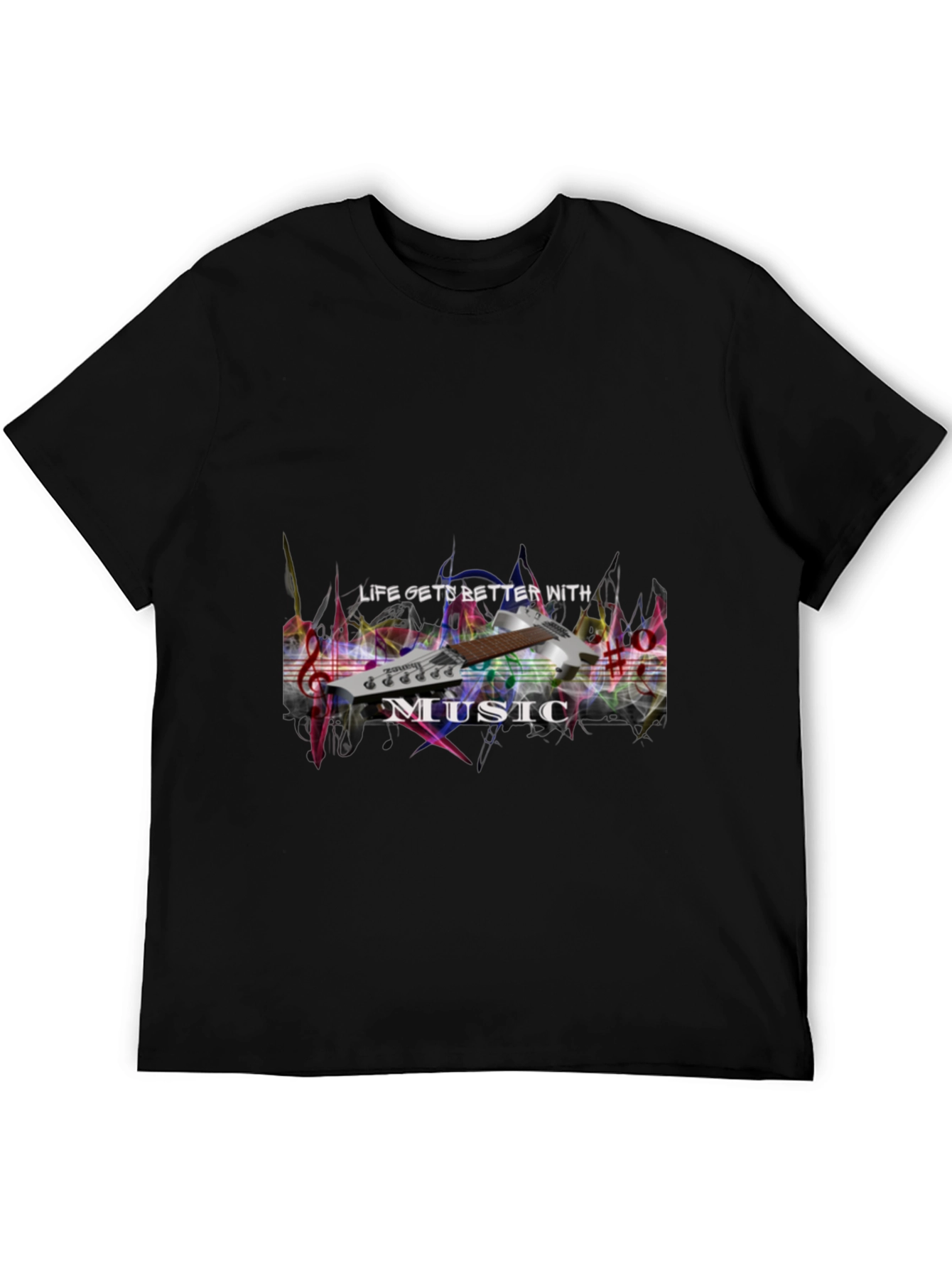Life Gets Better With Music Graphic Tee