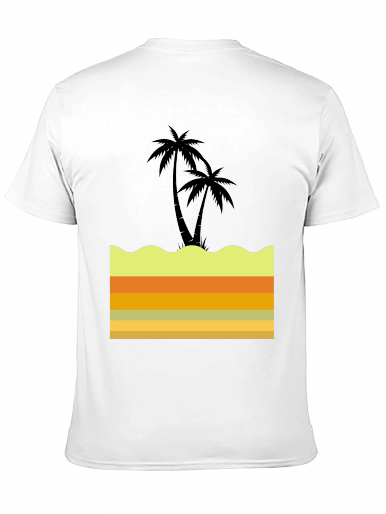 Tropical Palm Tree Graphic Tee - Island Style