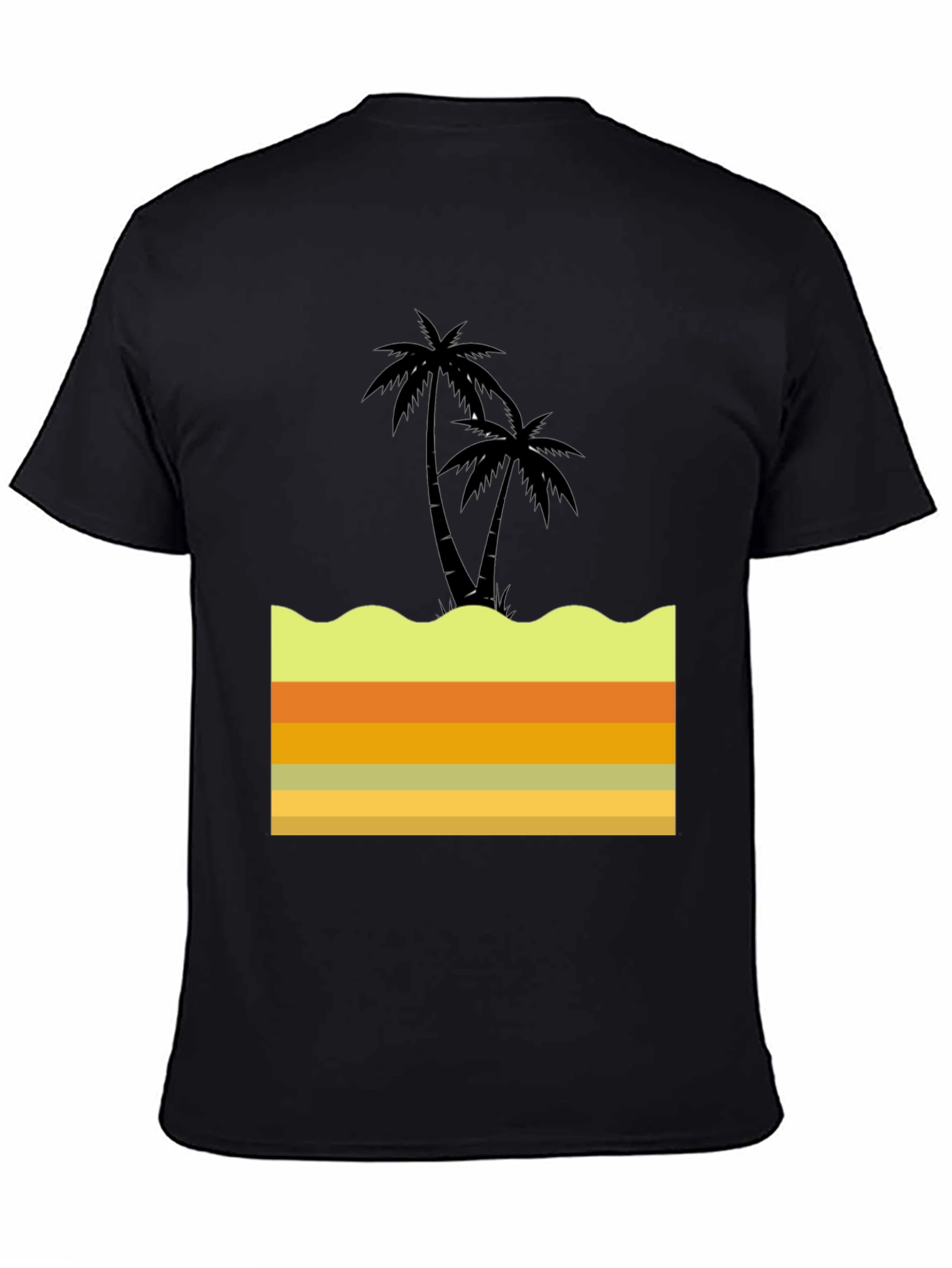 Tropical Palm Tree Graphic Tee - Island Style