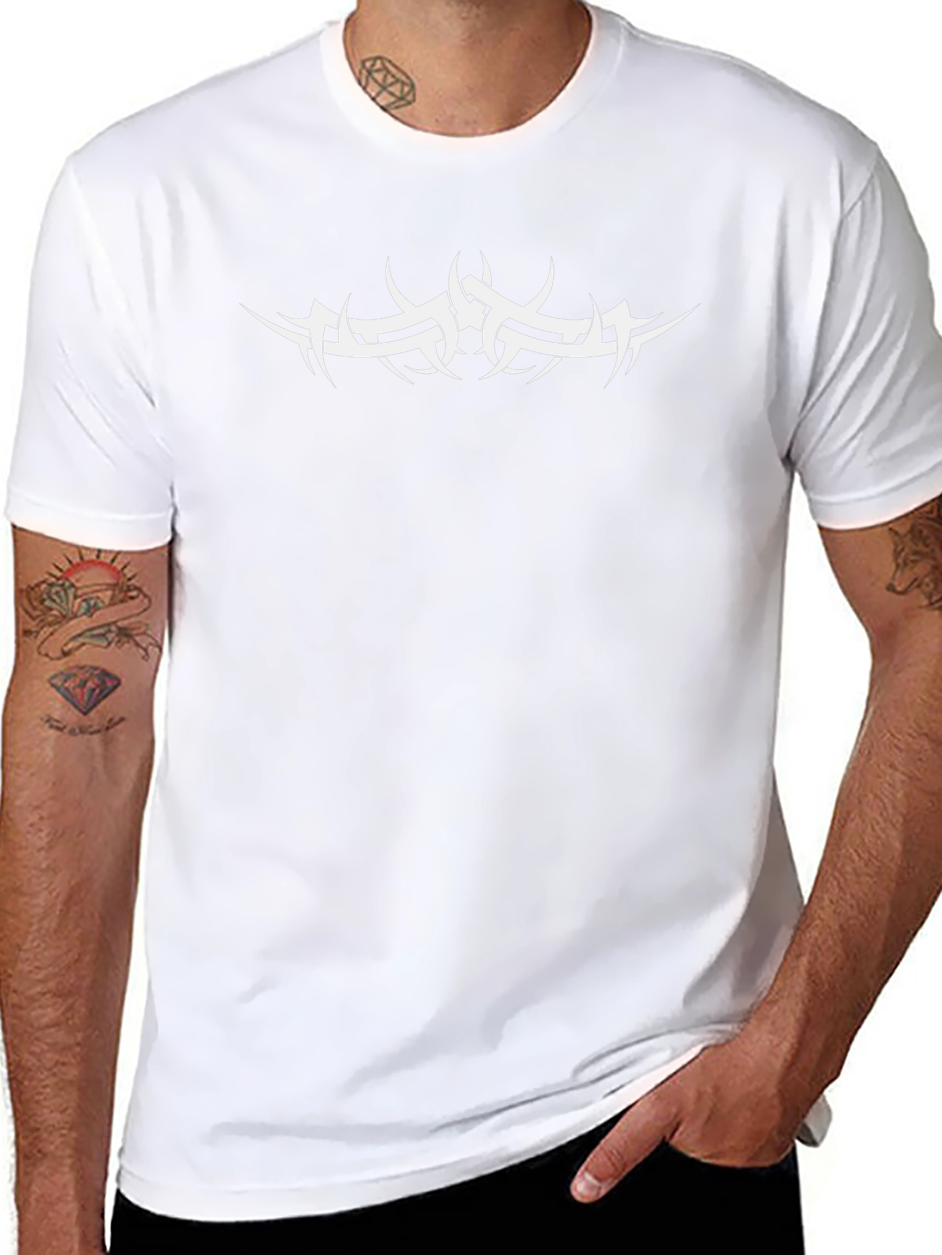 Tribal Graphic Black T-Shirt