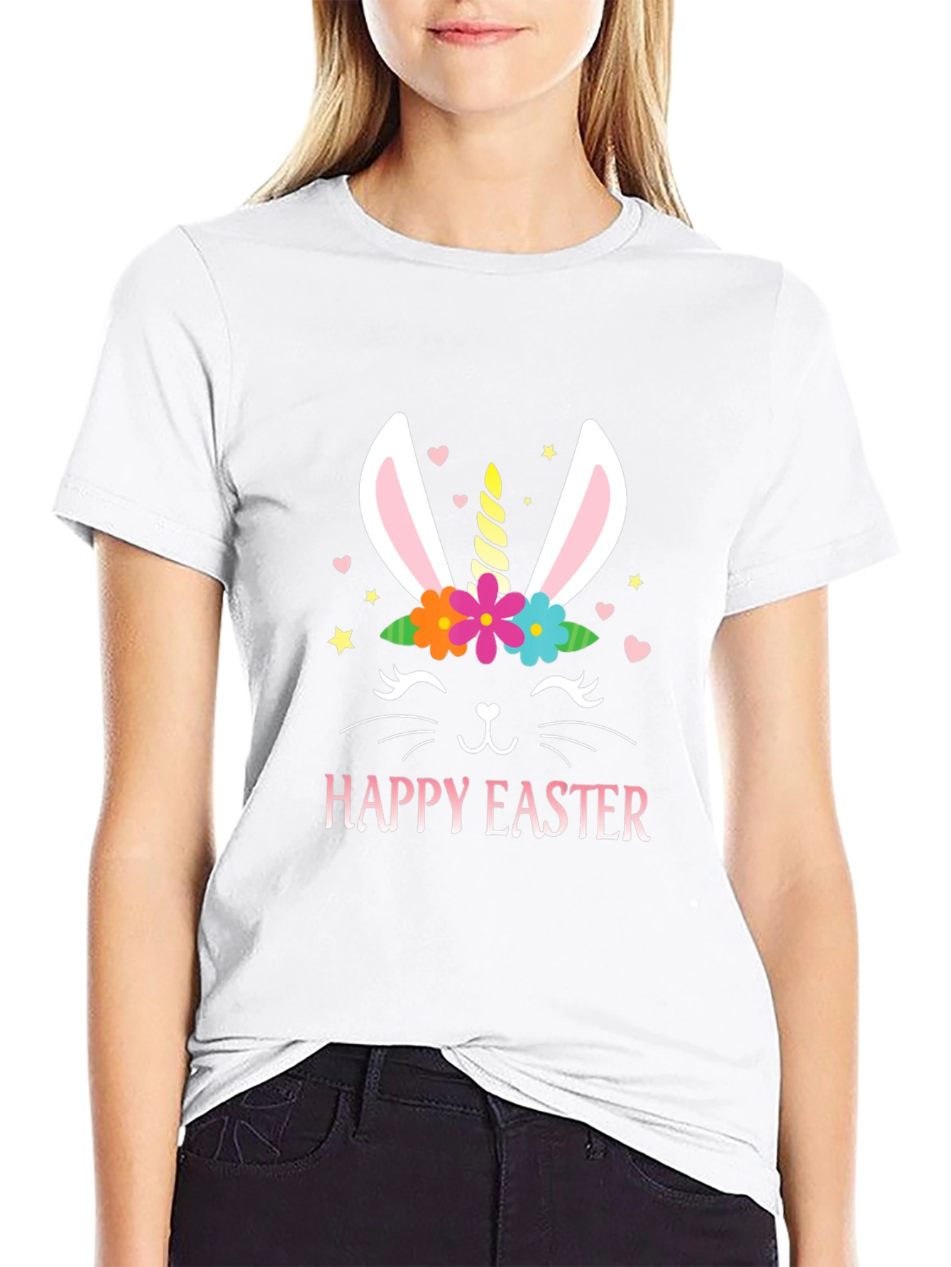 Happy Easter Unicorn Bunny T-Shirt