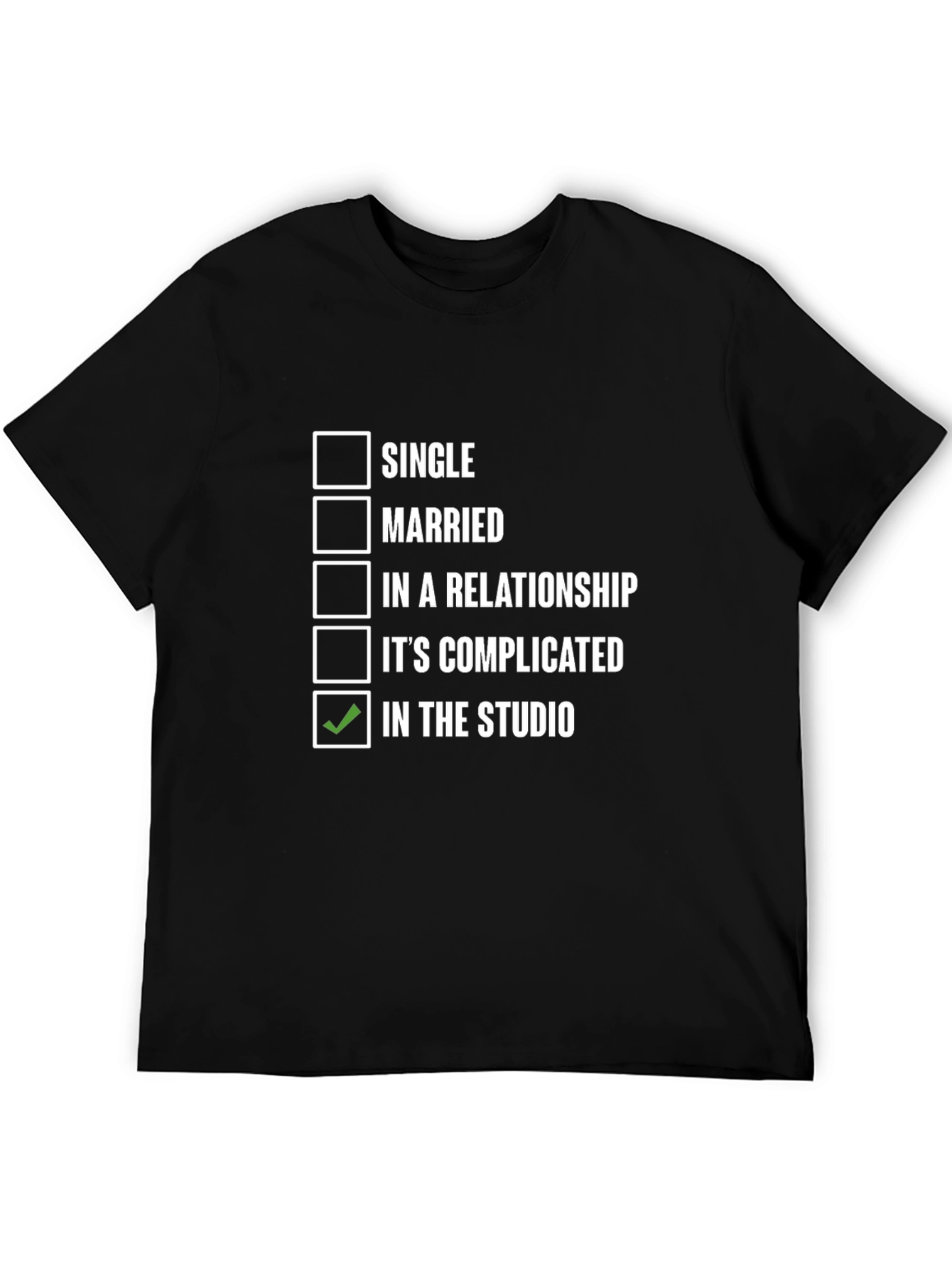 In The Studio Graphic Tee - Musician T-Shirt