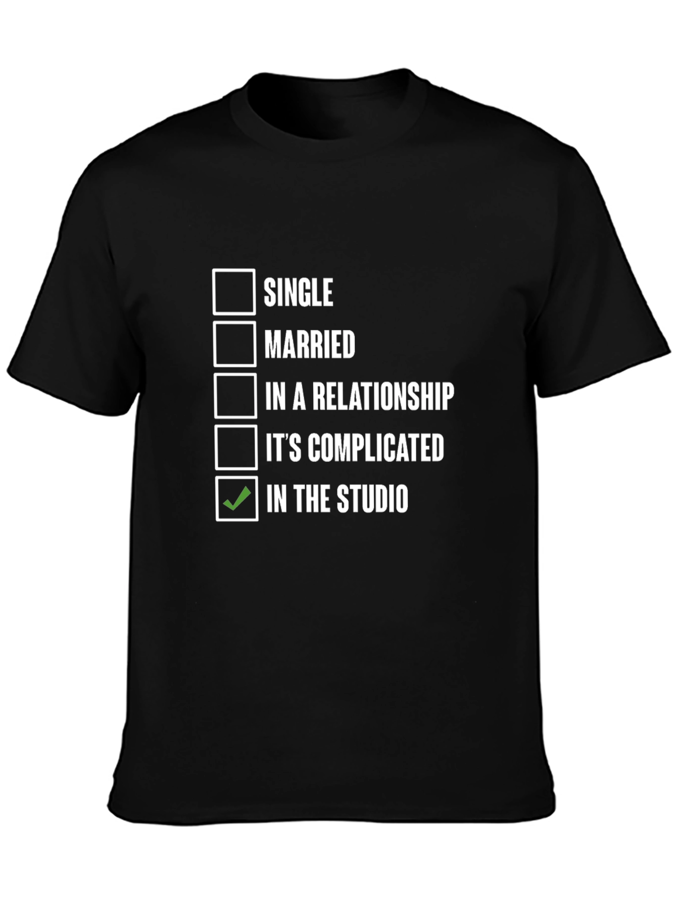 In The Studio Graphic Tee - Musician T-Shirt