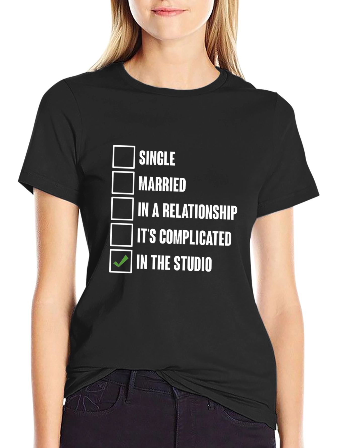 In The Studio Graphic Tee - Musician T-Shirt