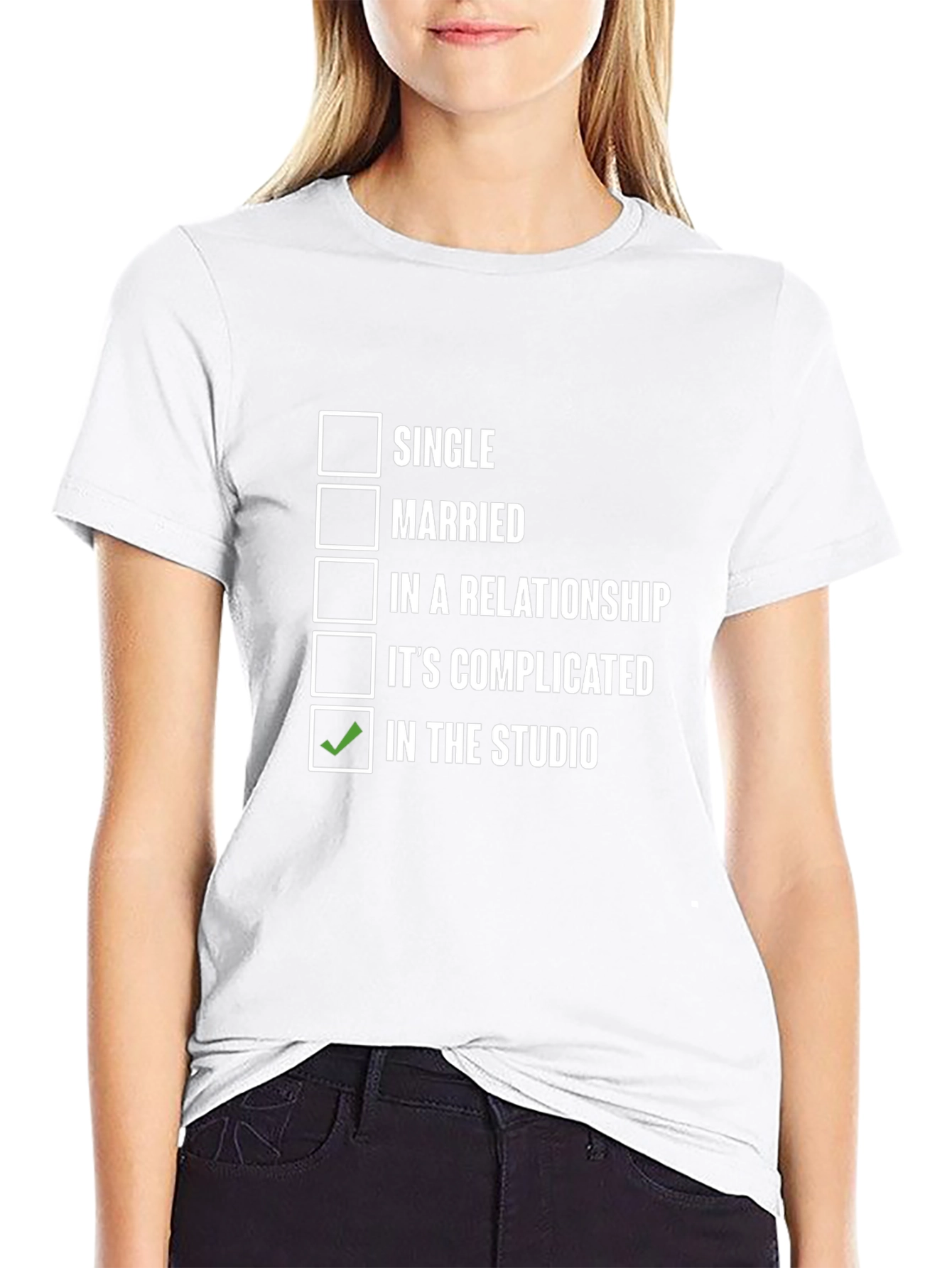 In The Studio Graphic Tee - Musician T-Shirt