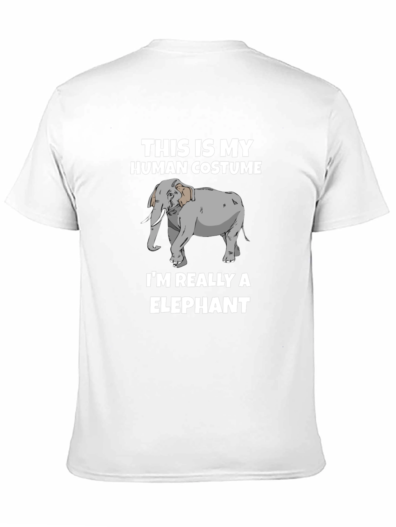 Human Costume Funny Elephant T-Shirt