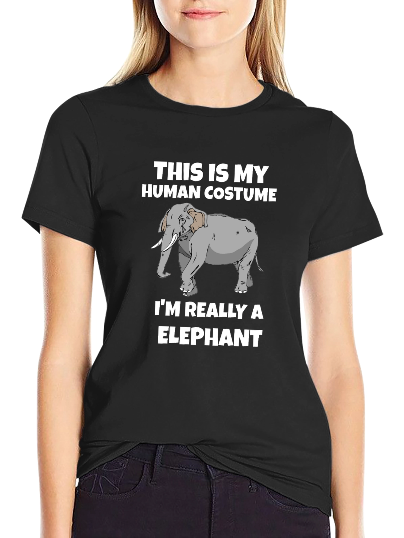 Human Costume Funny Elephant T-Shirt