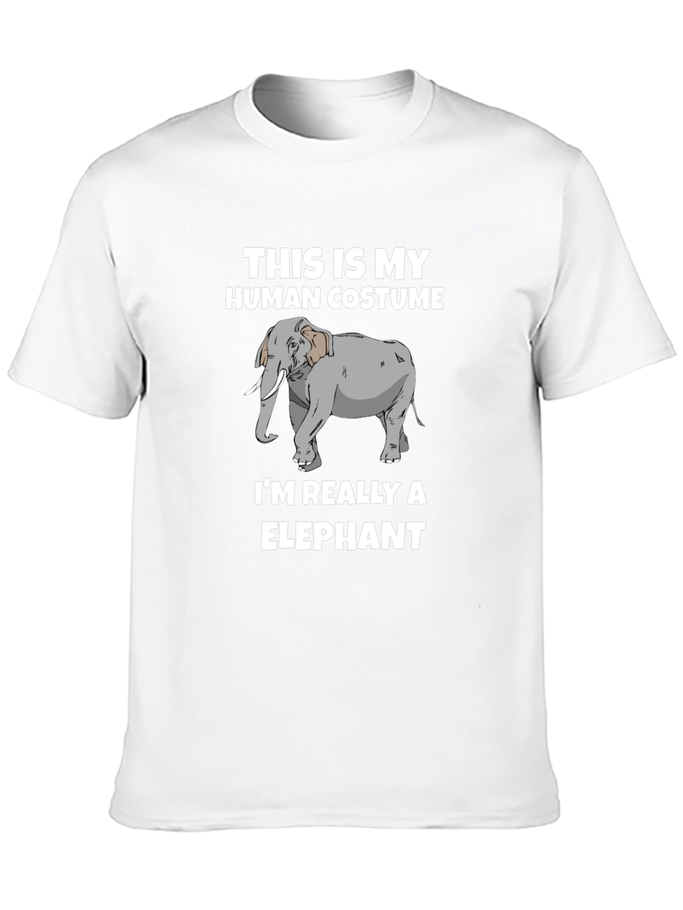 Human Costume Funny Elephant T-Shirt