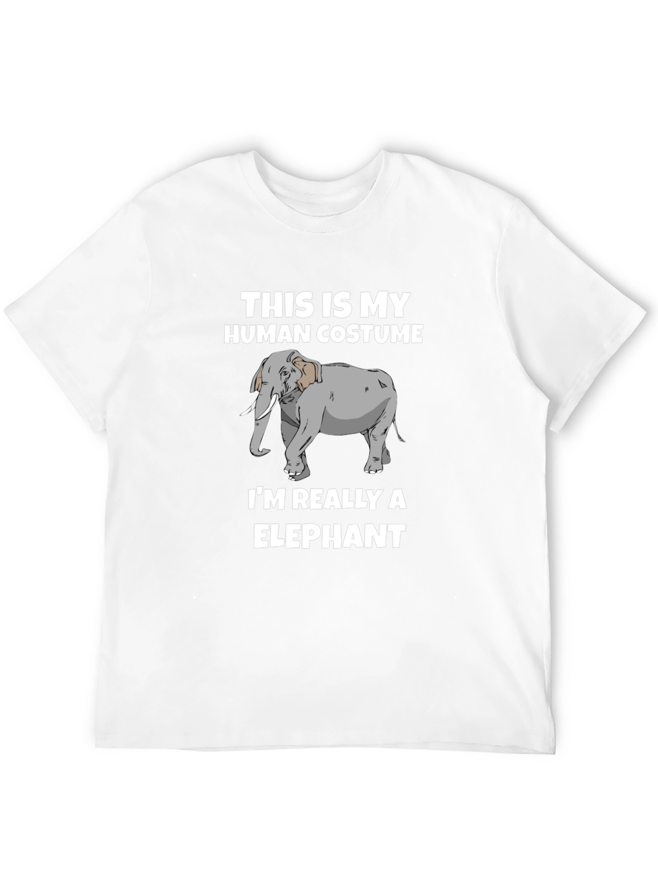 Human Costume Funny Elephant T-Shirt