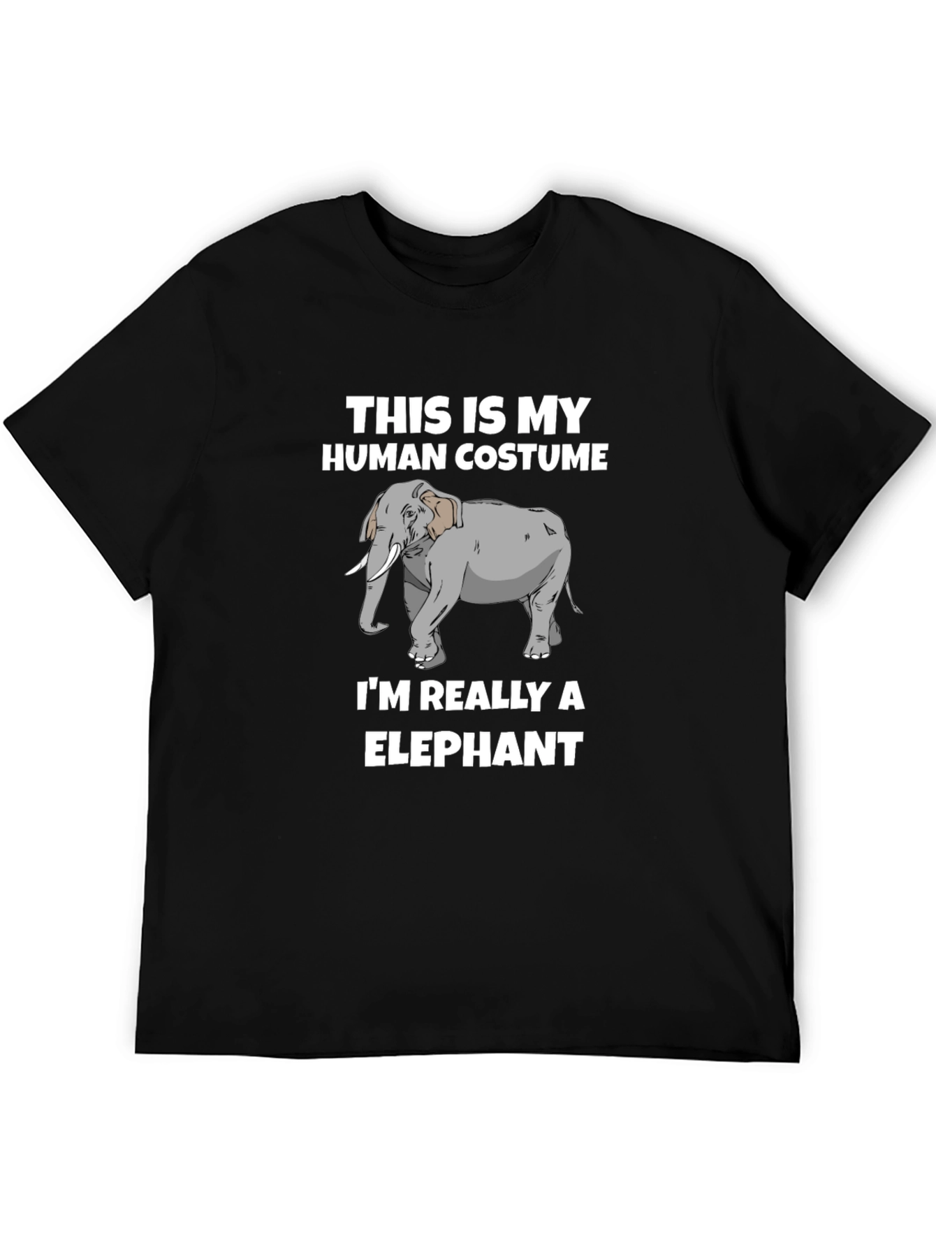 Human Costume Funny Elephant T-Shirt