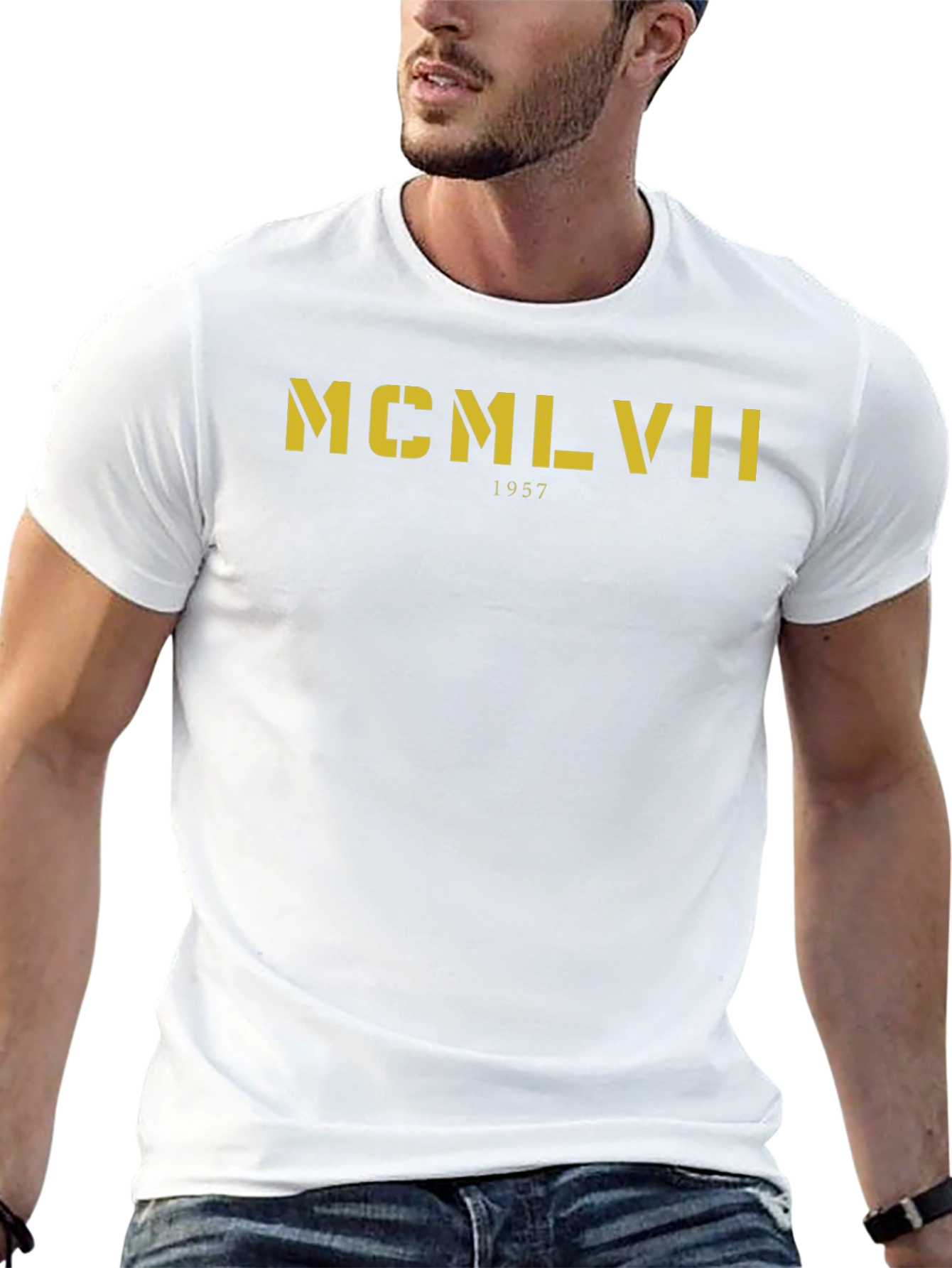 MCMLVII 1957 Graphic T-Shirt - Black
