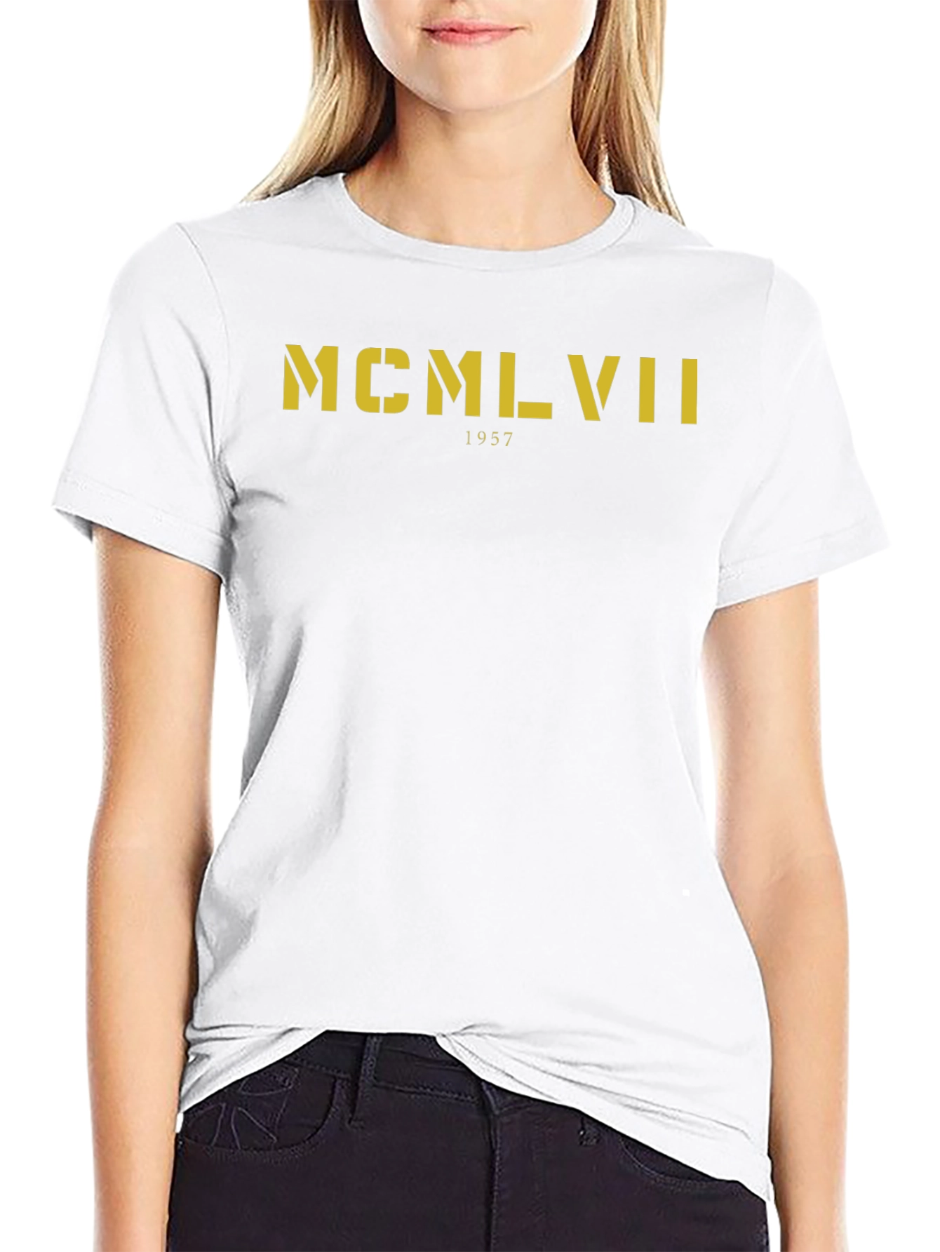 MCMLVII 1957 Graphic T-Shirt - Black