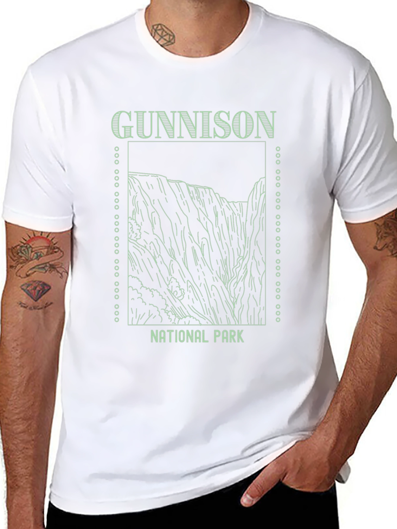 Gunnison National Park Graphic Tee - Black