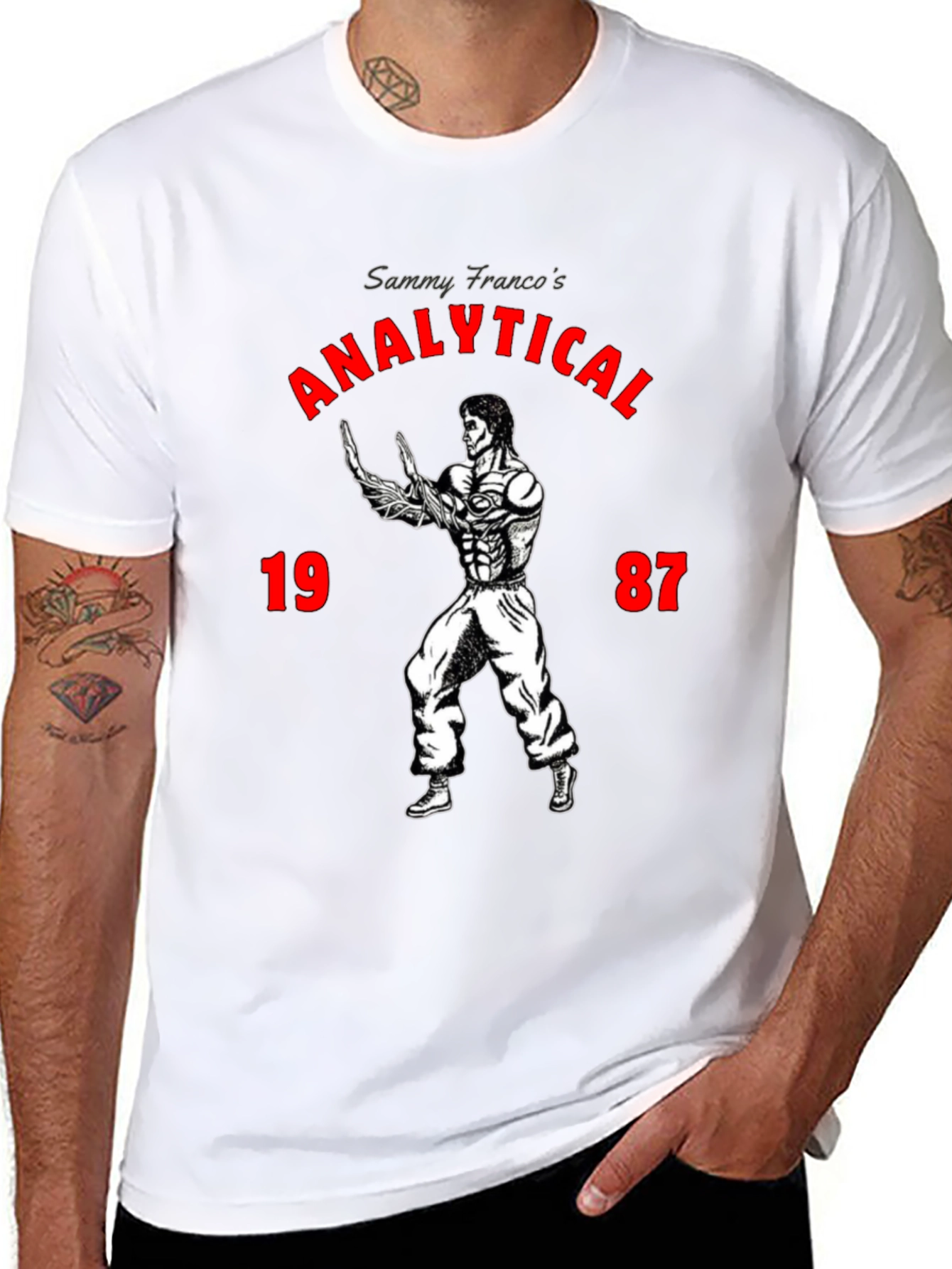Analytical 1987 Sammy Franco Graphic T-Shirt