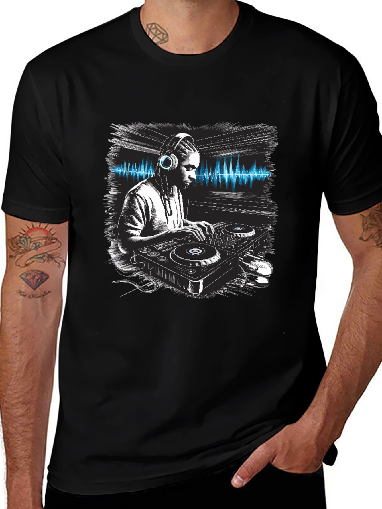 DJ Music Lover Graphic Tee