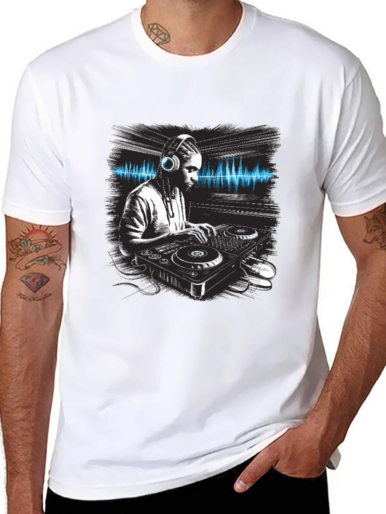 DJ Music Lover Graphic Tee