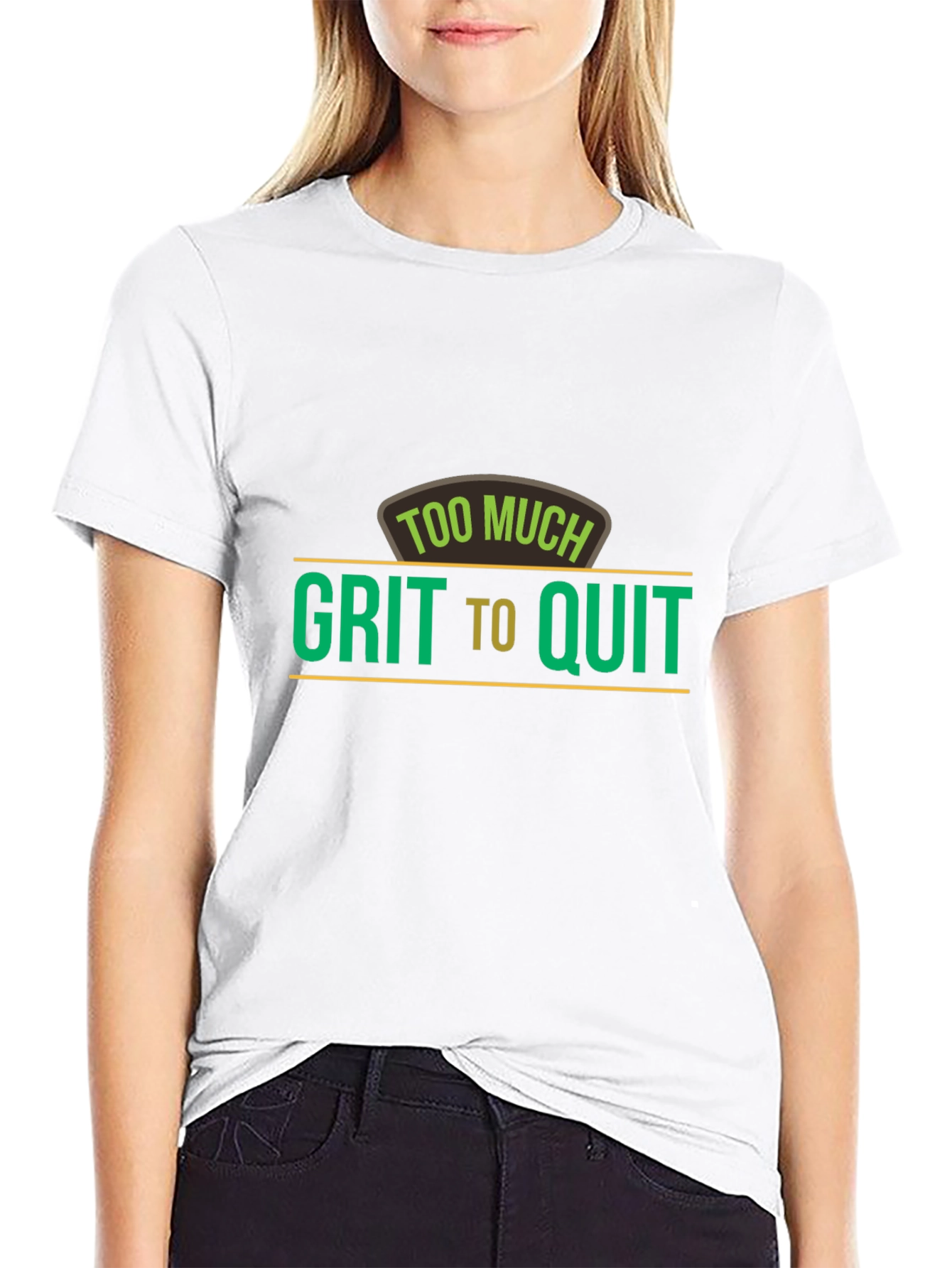 Grit To Quit Black T-Shirt