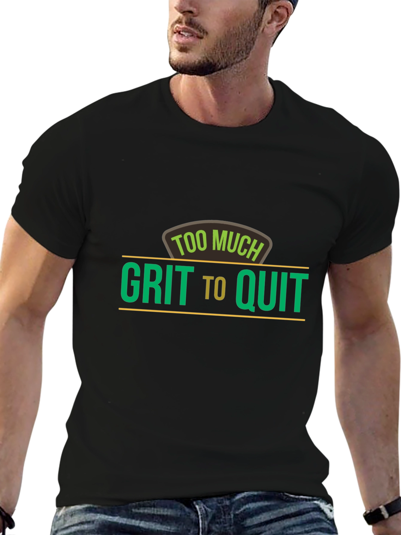 Grit To Quit Black T-Shirt