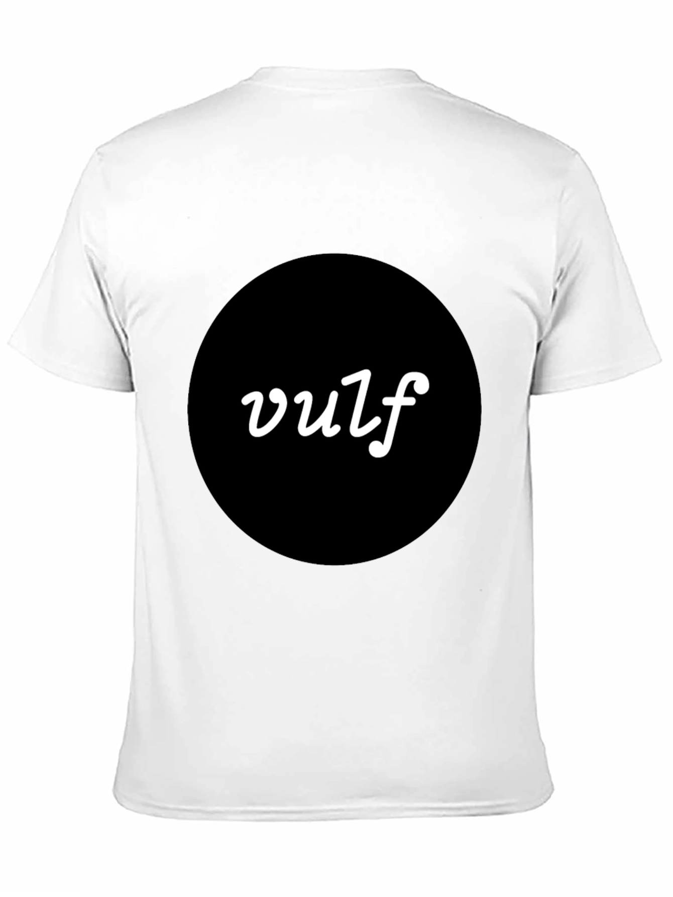 Vulf T-Shirt - Modern Black Tee with Bold Logo