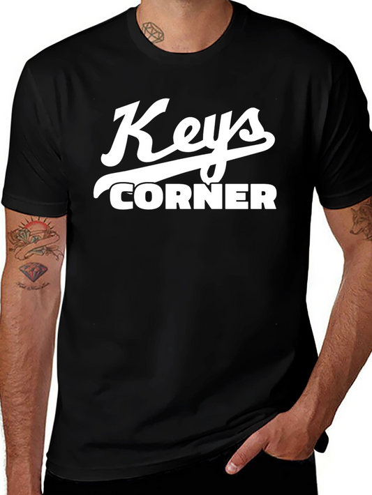 Keys Corner T-Shirt - Black Graphic Tee