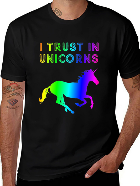 Rainbow Unicorn T-Shirt - Trust in Unicorns