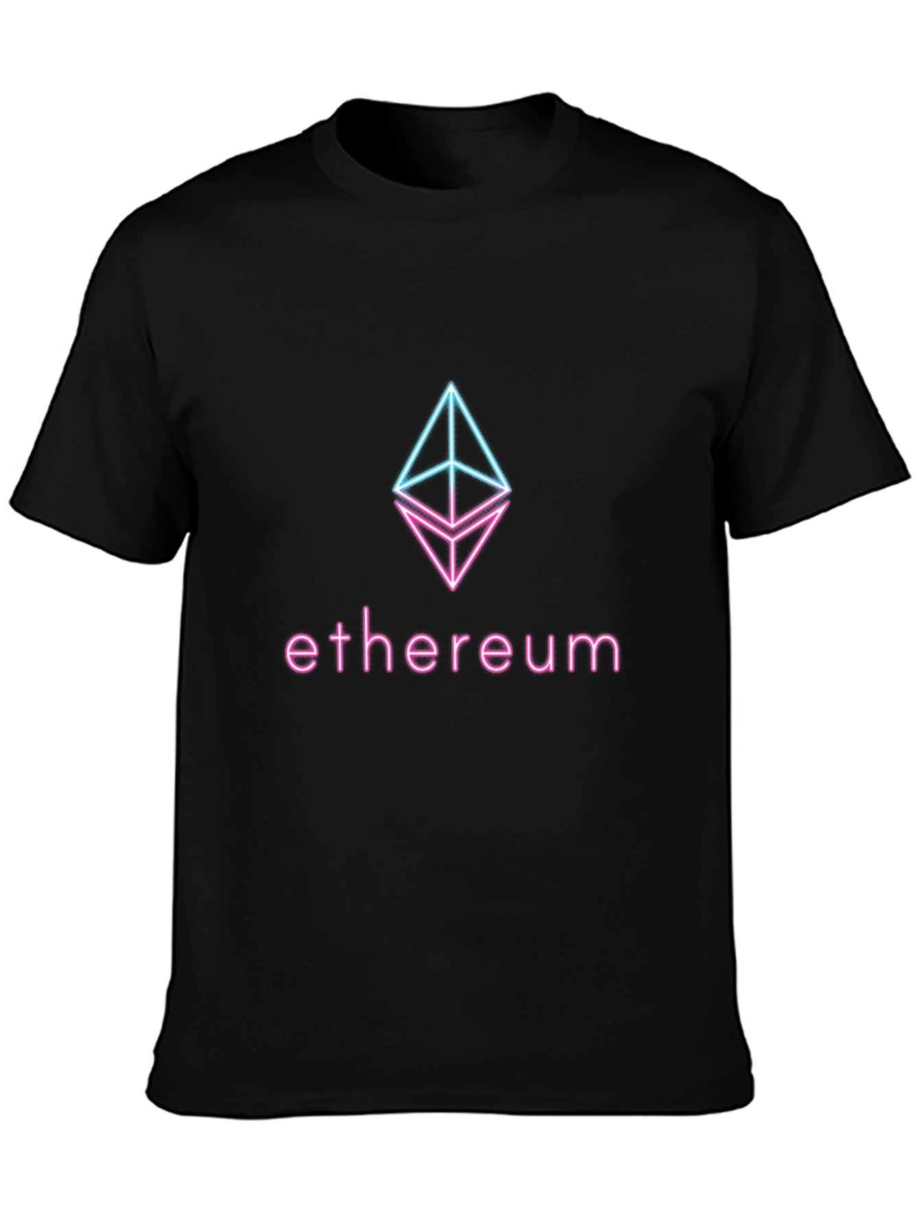 Ethereum Crypto Logo T-Shirt - Black