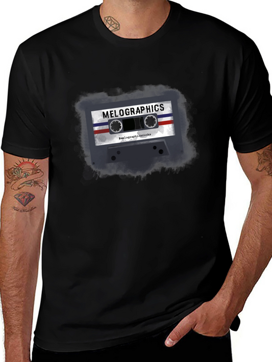 Retro Cassette Tape Graphic T-Shirt