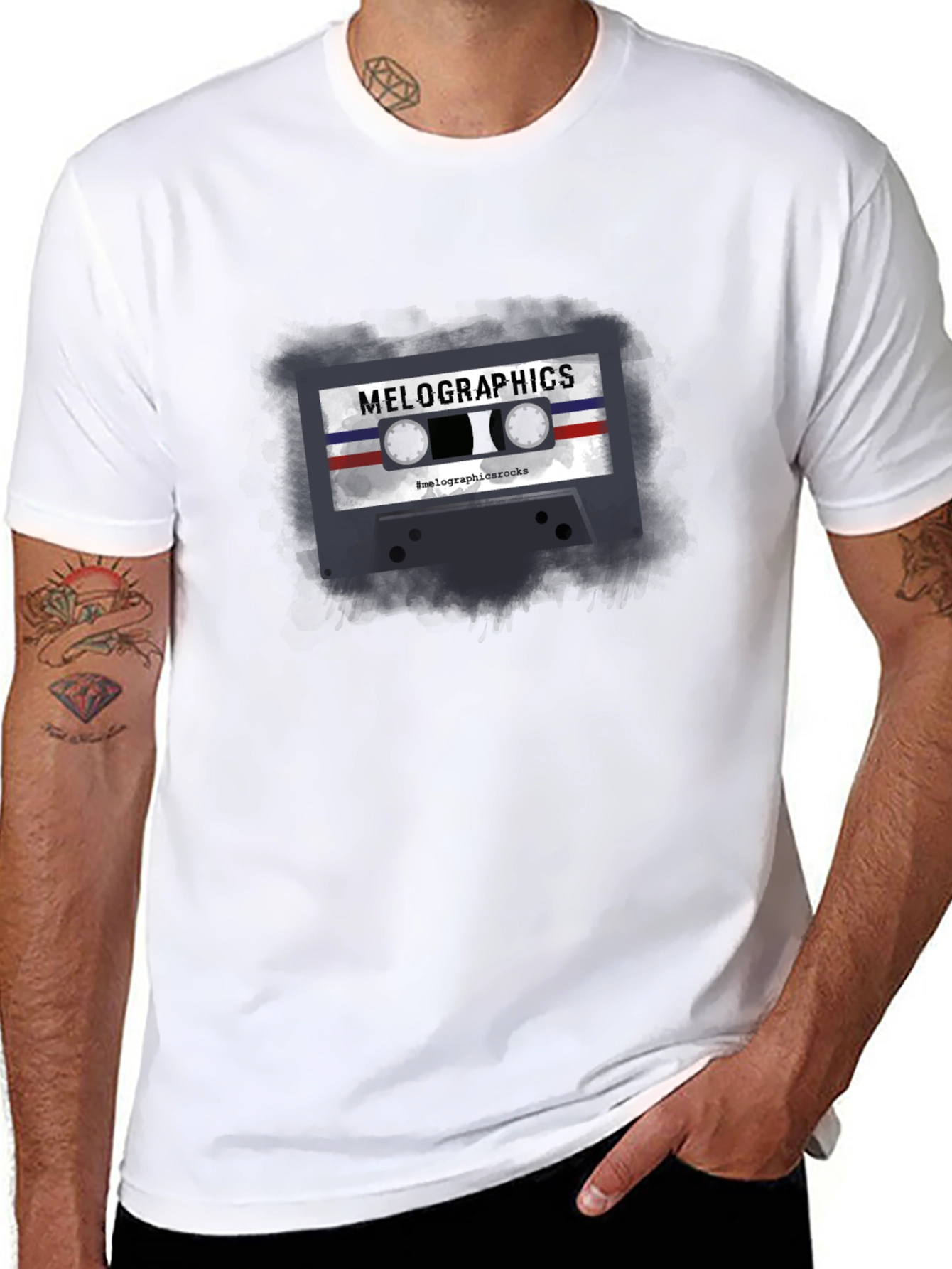 Retro Cassette Tape Graphic T-Shirt